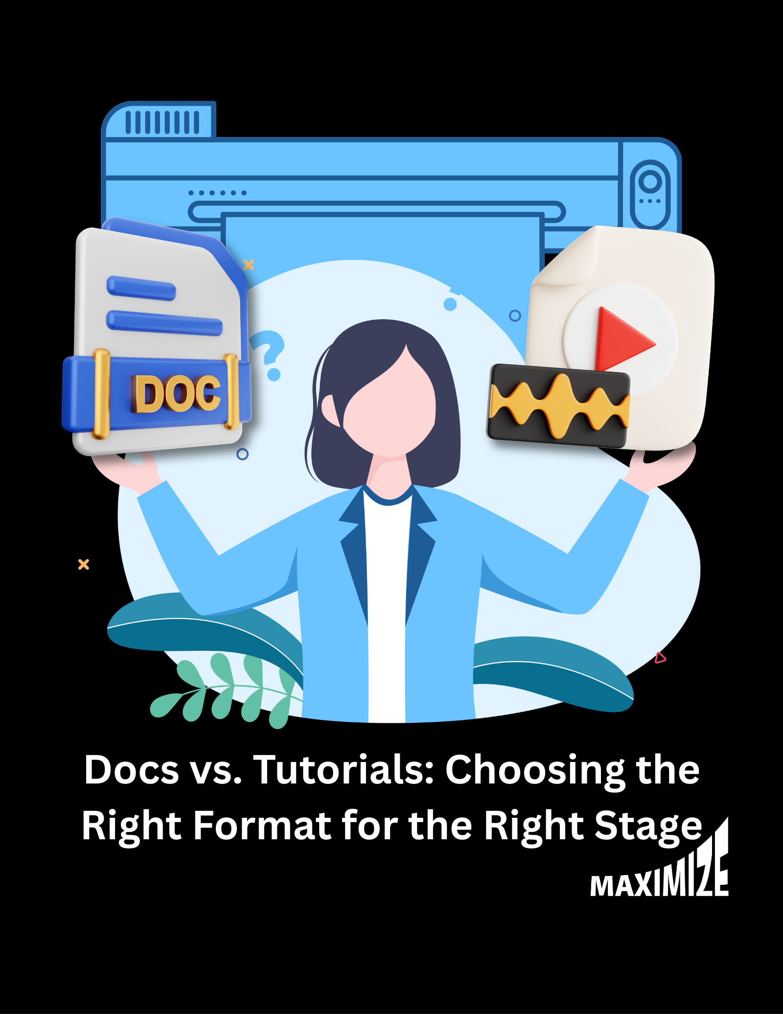 Docs vs. tutorials: choosing the right format for the right stage