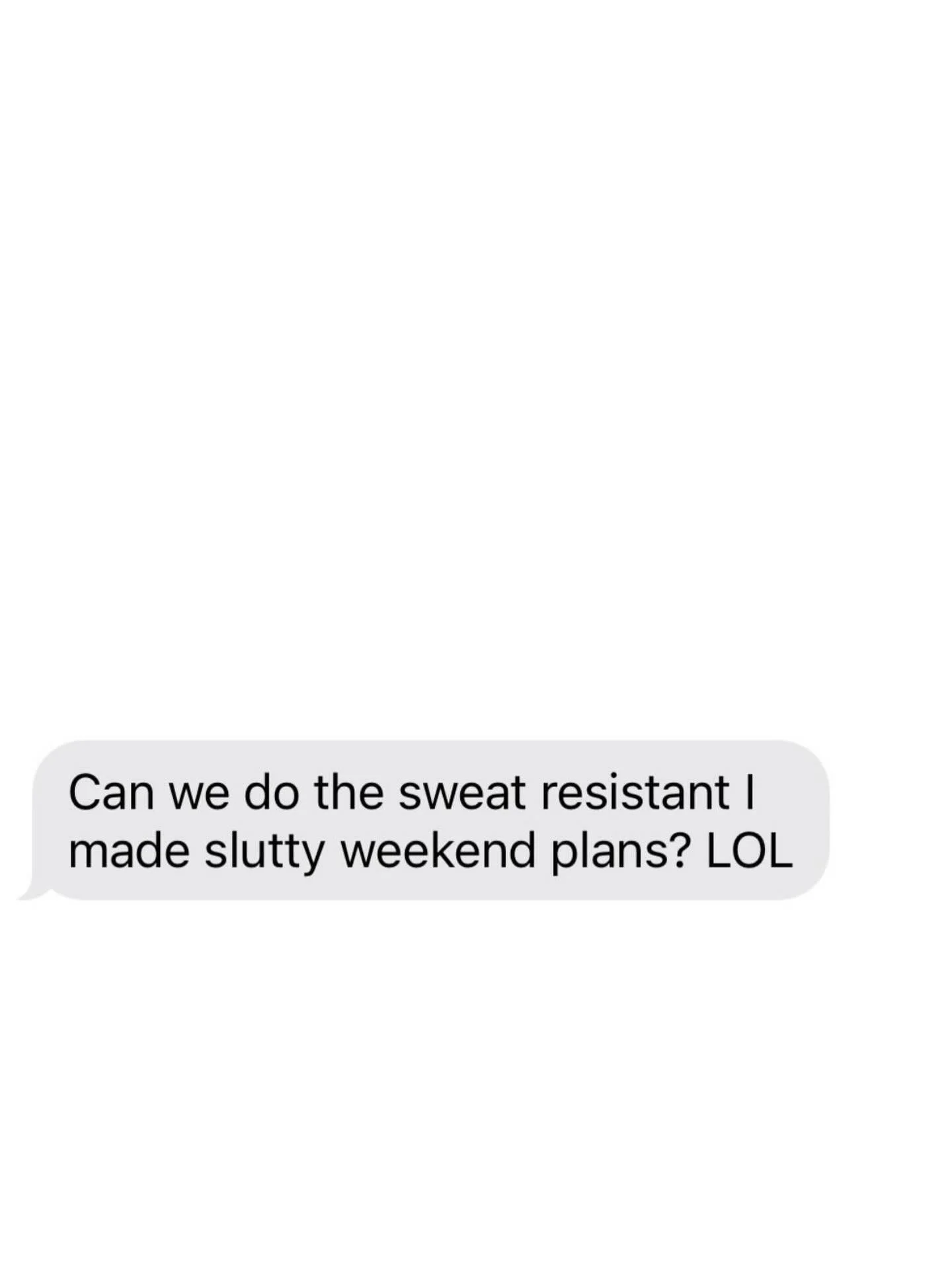 No matter what&rsquo;s on the to-do list 🤭 our sweat-resistant glow is the move. 

(This was our most liked story ever so had to make the feed baha)