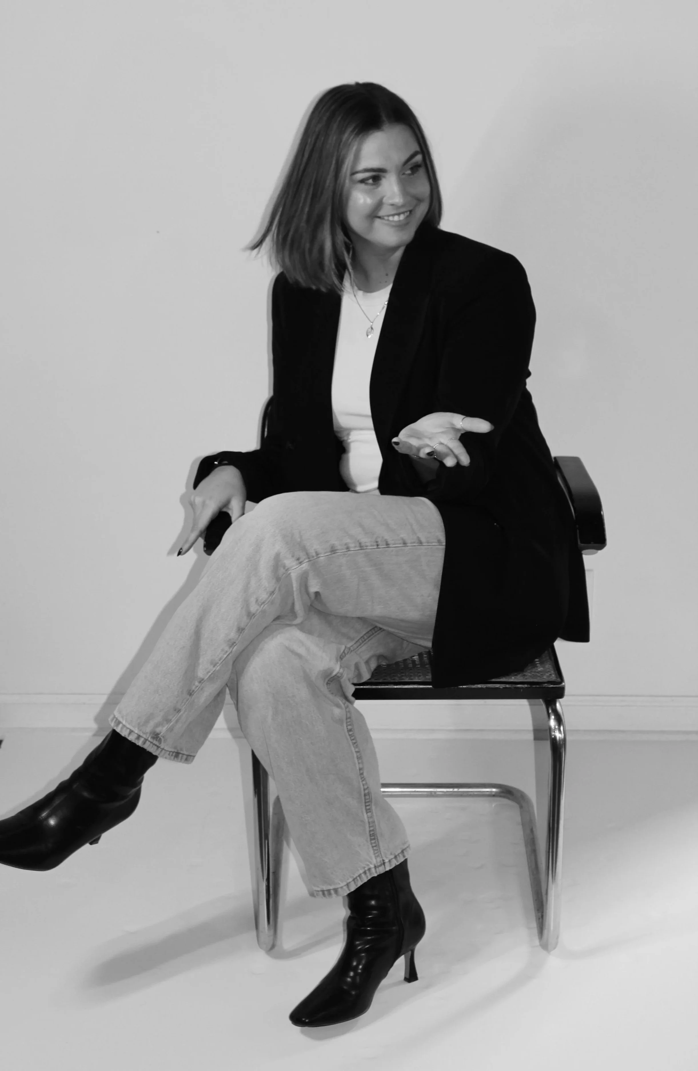 Margaret, haircut specialist at boutique hair salon in Portland, Maine