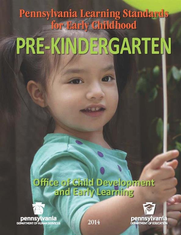 2014 Pennsylvania Learning Standards for Early Childhood PreKindergarten COVER.jpg
