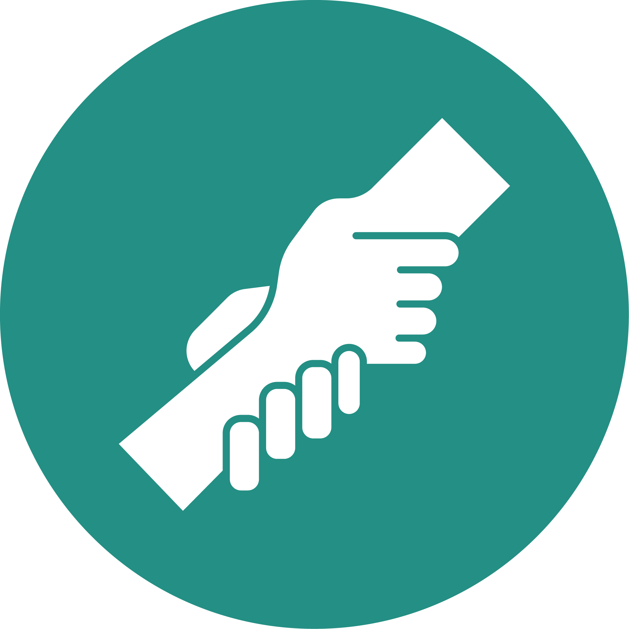 Icon of a hand holding a credit card, indicating payment or checkout.
