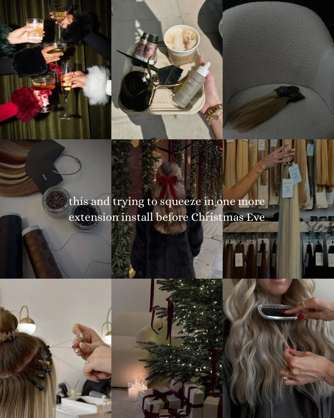 this and surviving the busiest weeks of the year on caffeine + commitment. last-minute installs, holiday touch-ups, and already planning your new year, new hair moments.
thank you for trusting us with it all✨🫶🏻
&bull;
&bull;
&bull;
#hair #christmas