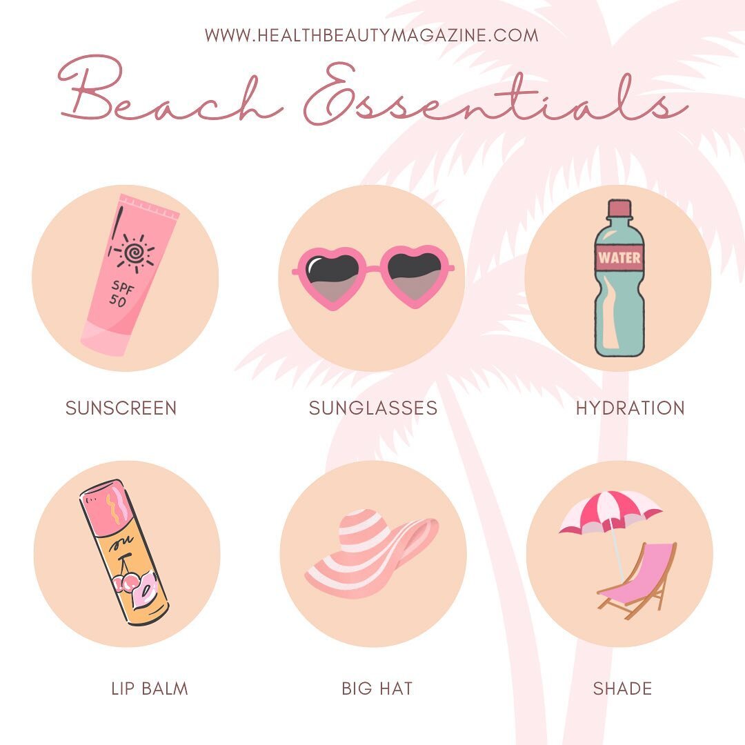 Heading to the beach this weekend? Here are your skincare essentials! 🏖️ 

#beautysecrets 
#skincarejunkie 
#glowingskin
#wellnessjourney 
#naturalbeauty
#skincareobsessed 
#beautybloggers 
#cleanbeauty 
#selfcaretips
#healthylifestyle
#beautyquotes
