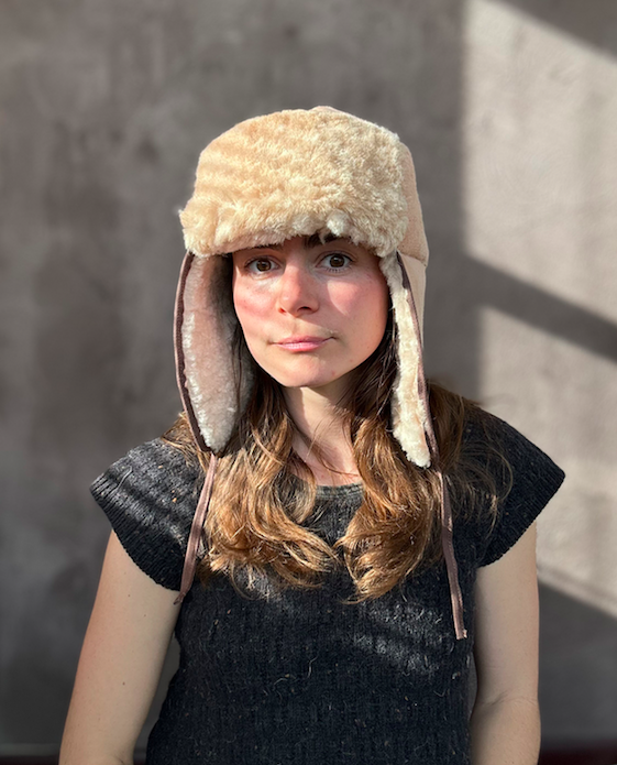 Light Brown Trapper Hat