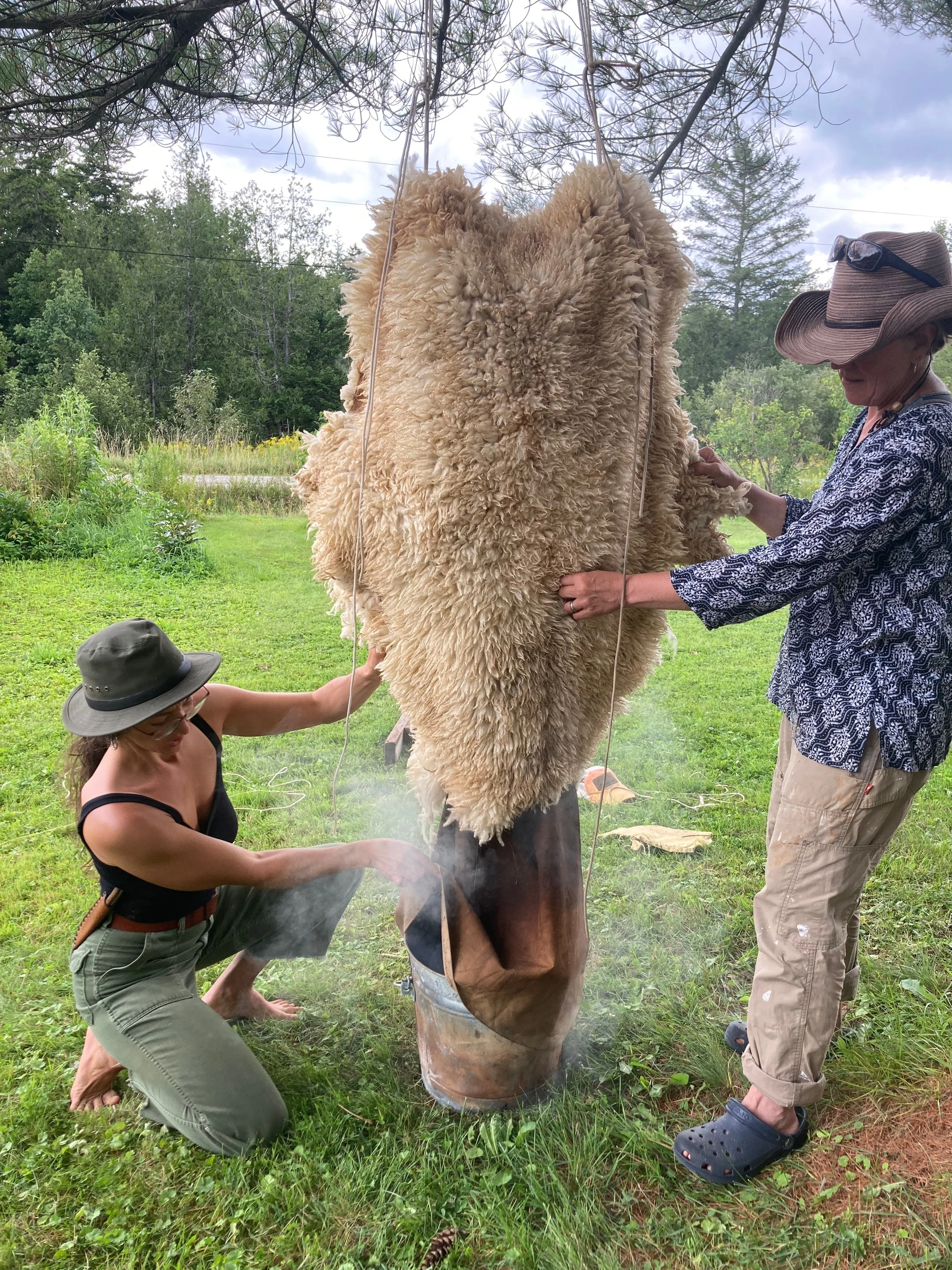 Sheepskin Tanning Class