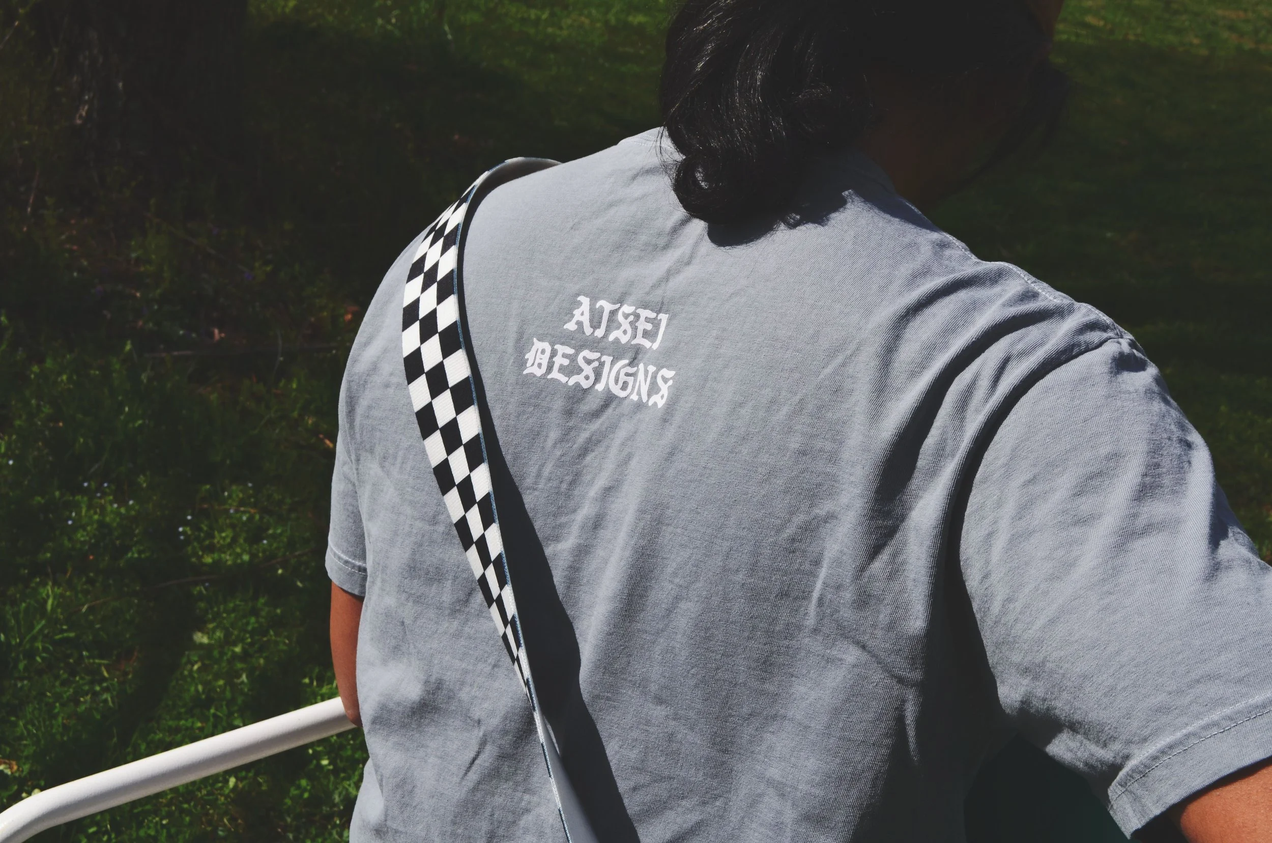 Model is wearing size large