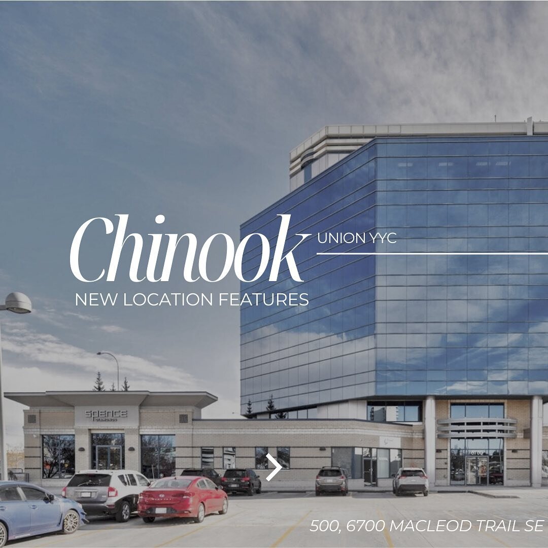 We are excited to announce our newest location ✨UNION Chinook ✨

Our Chinook location is conveniently located across from Chinook Mall in Sovereign Centre, the same building as Spence Diamonds.

UNION Chinook will offer

⭐️ FREE Parking for clients &