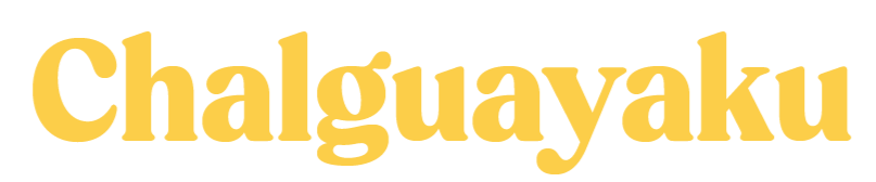 The word "Chalguayaku" written in large, yellow text on a black background.