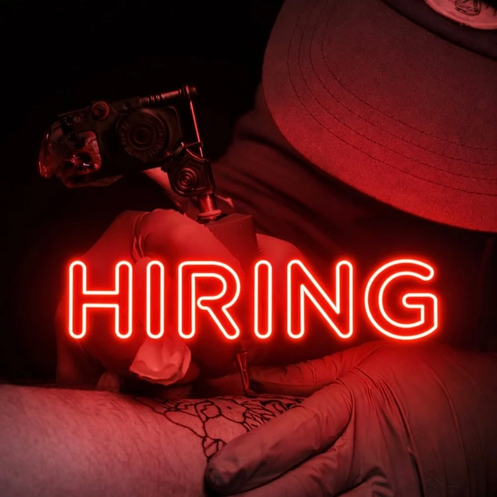 EVERMORE IS HIRING
Tattoo Artist 

📍 Busy street shop in Edwardsville, Illinois

Qualifications:
&bull; Strong work ethic &amp; professionalism
&bull; Must have a strong portfolio
&bull; Minimum 5 years tattooing experience
&bull; Valid tattoo licen