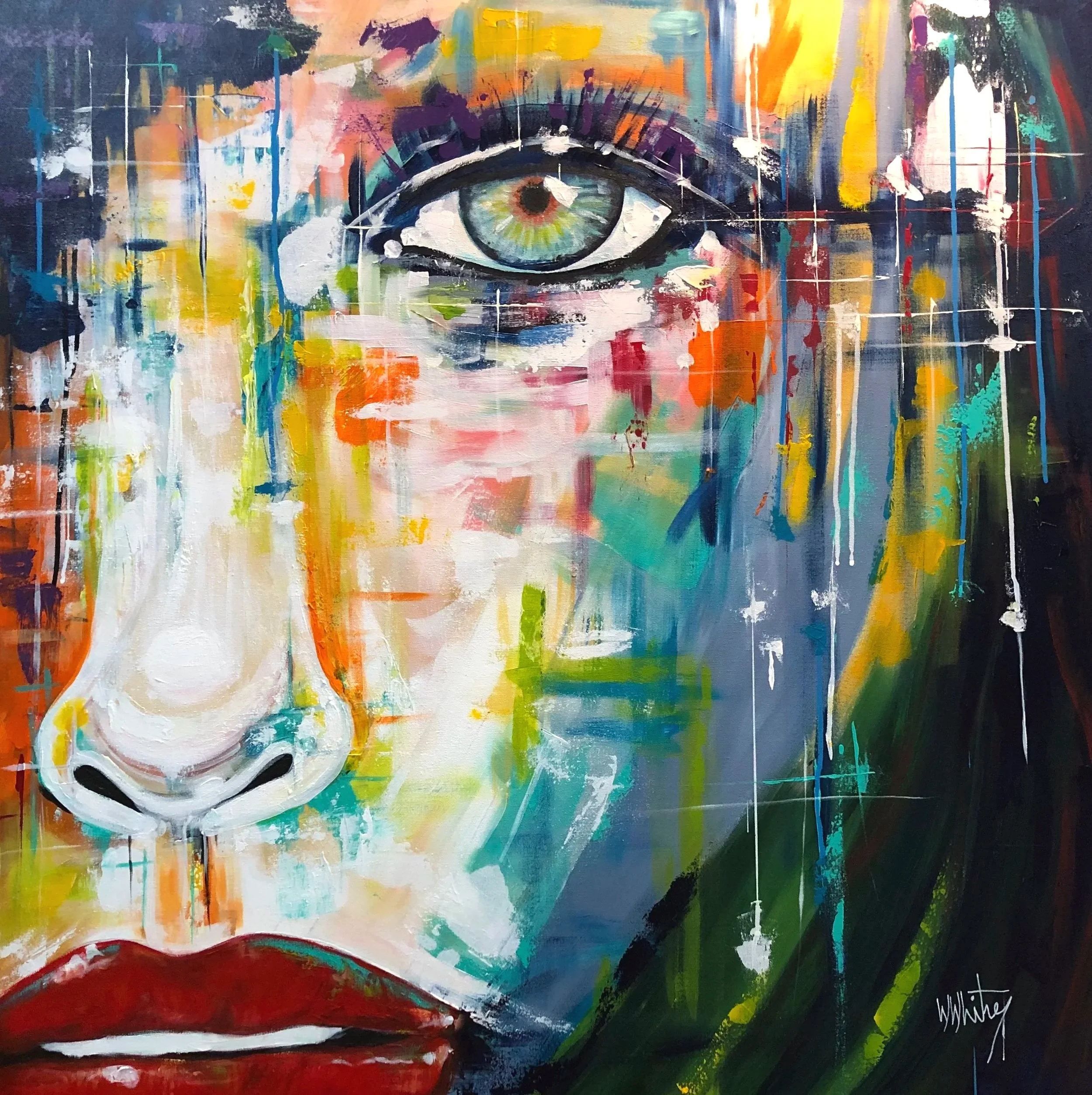 "The Gaze Within" 36"x36"