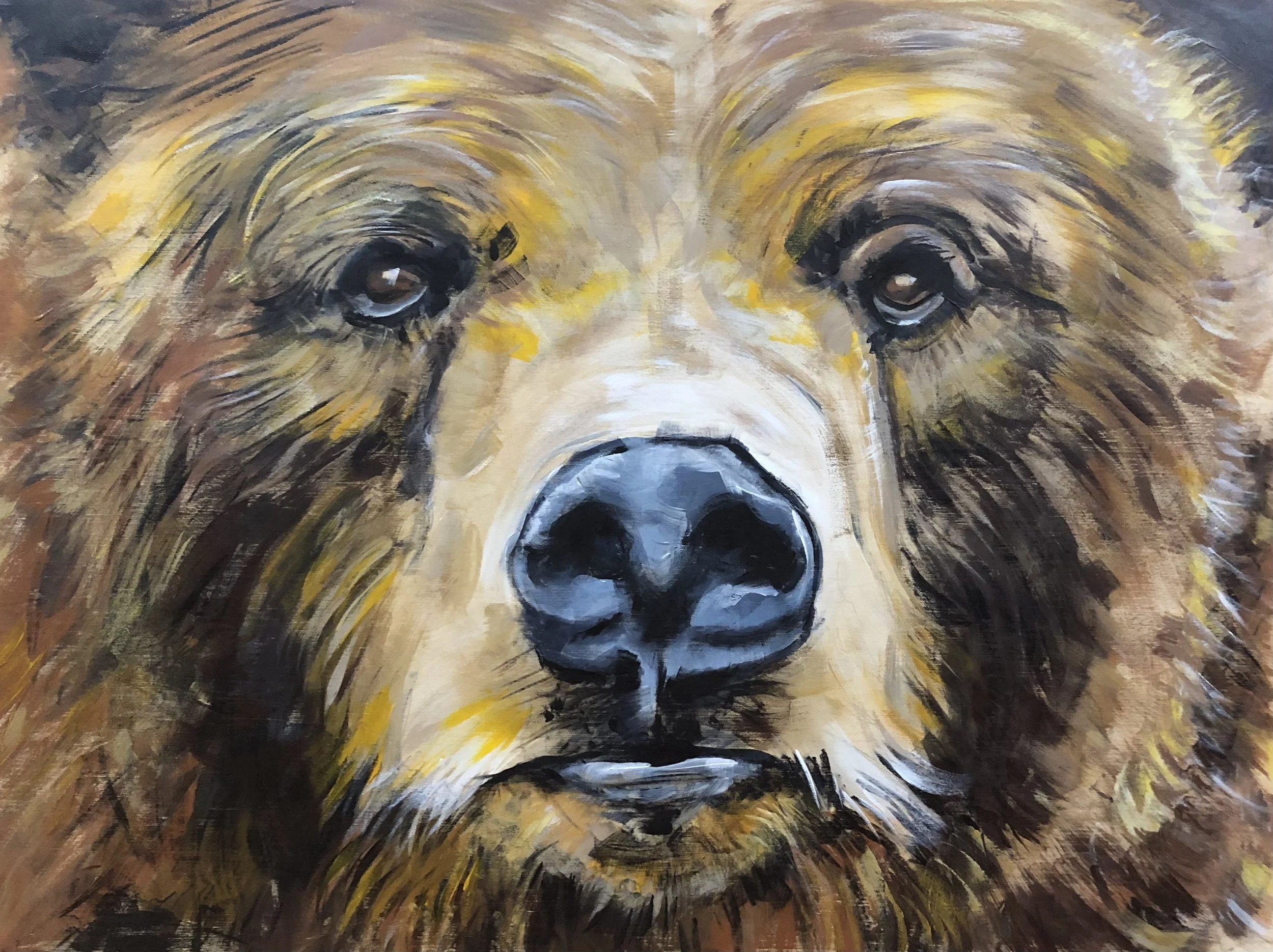 Grizzley Bear "Gentle Ben" 24"x18"