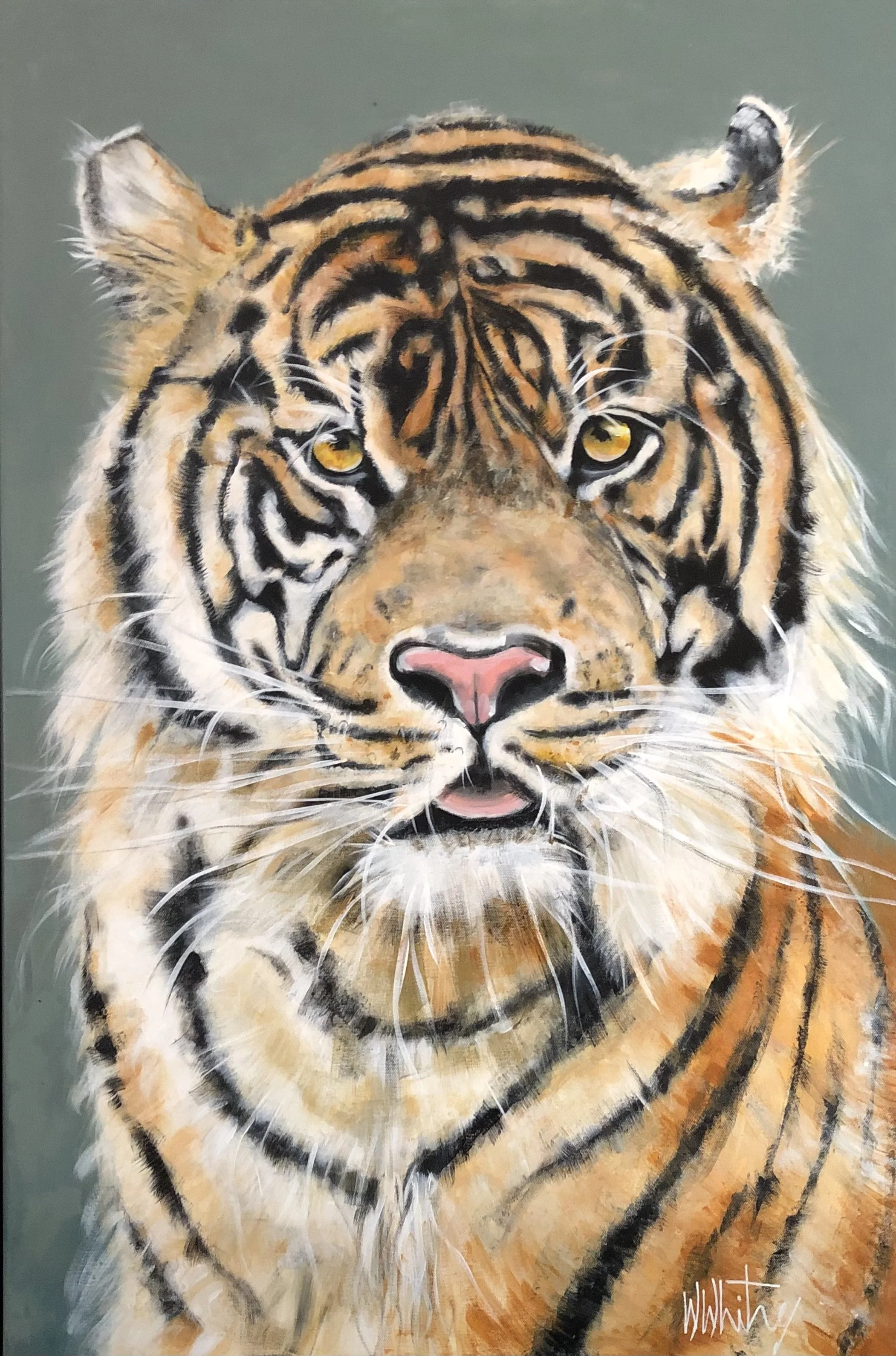Asian Tiger "Kahn" 24"x36"