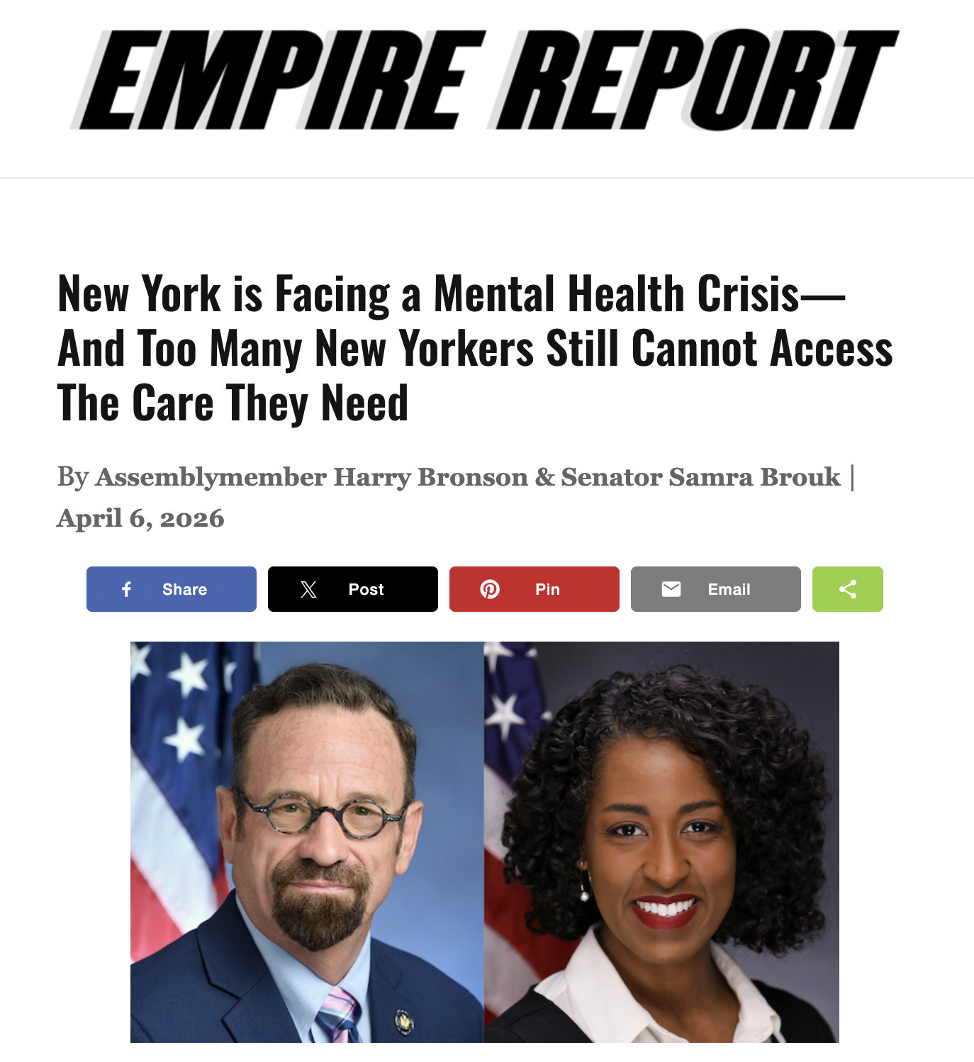 New York is Facing a Mental Health Crisis - And Too Many New Yorkers Still Cannot Access the Care They Need