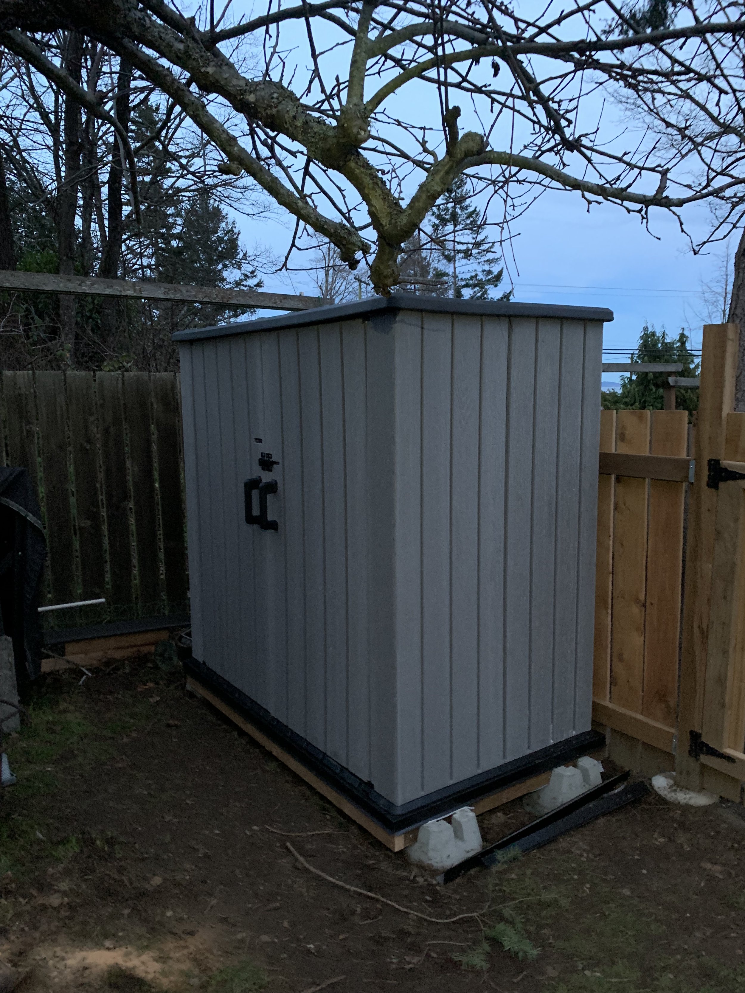 Composite Shed Assembly