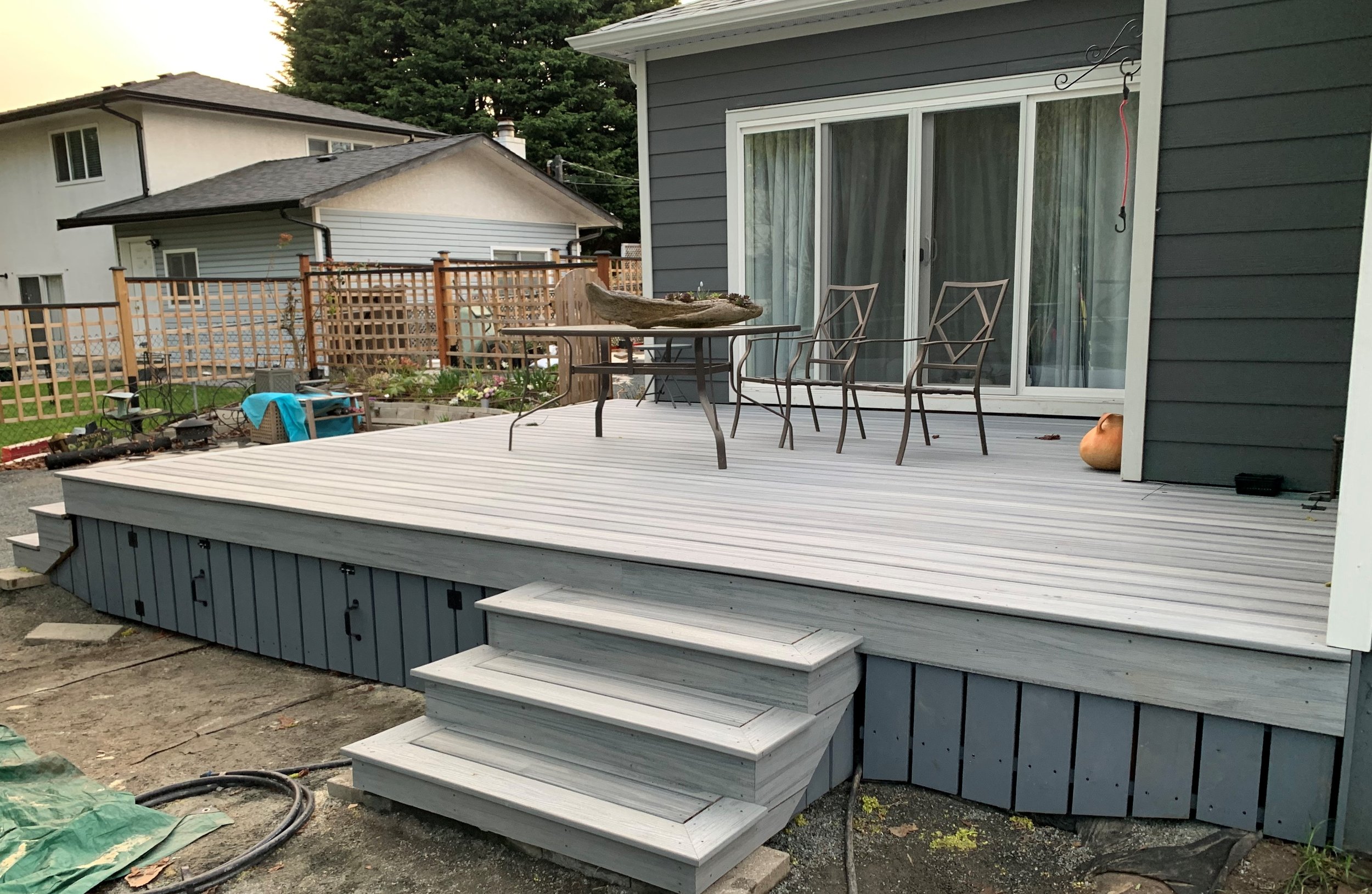 Composite Decking install w/Storage area
