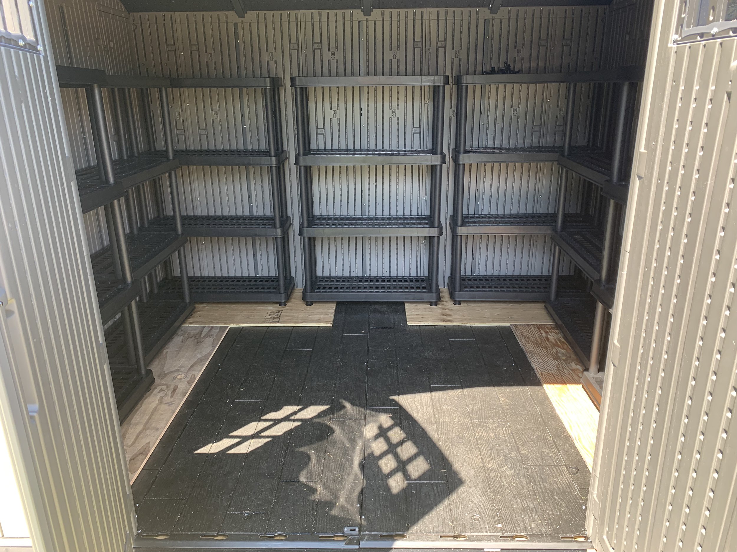 Composite Shed Interior