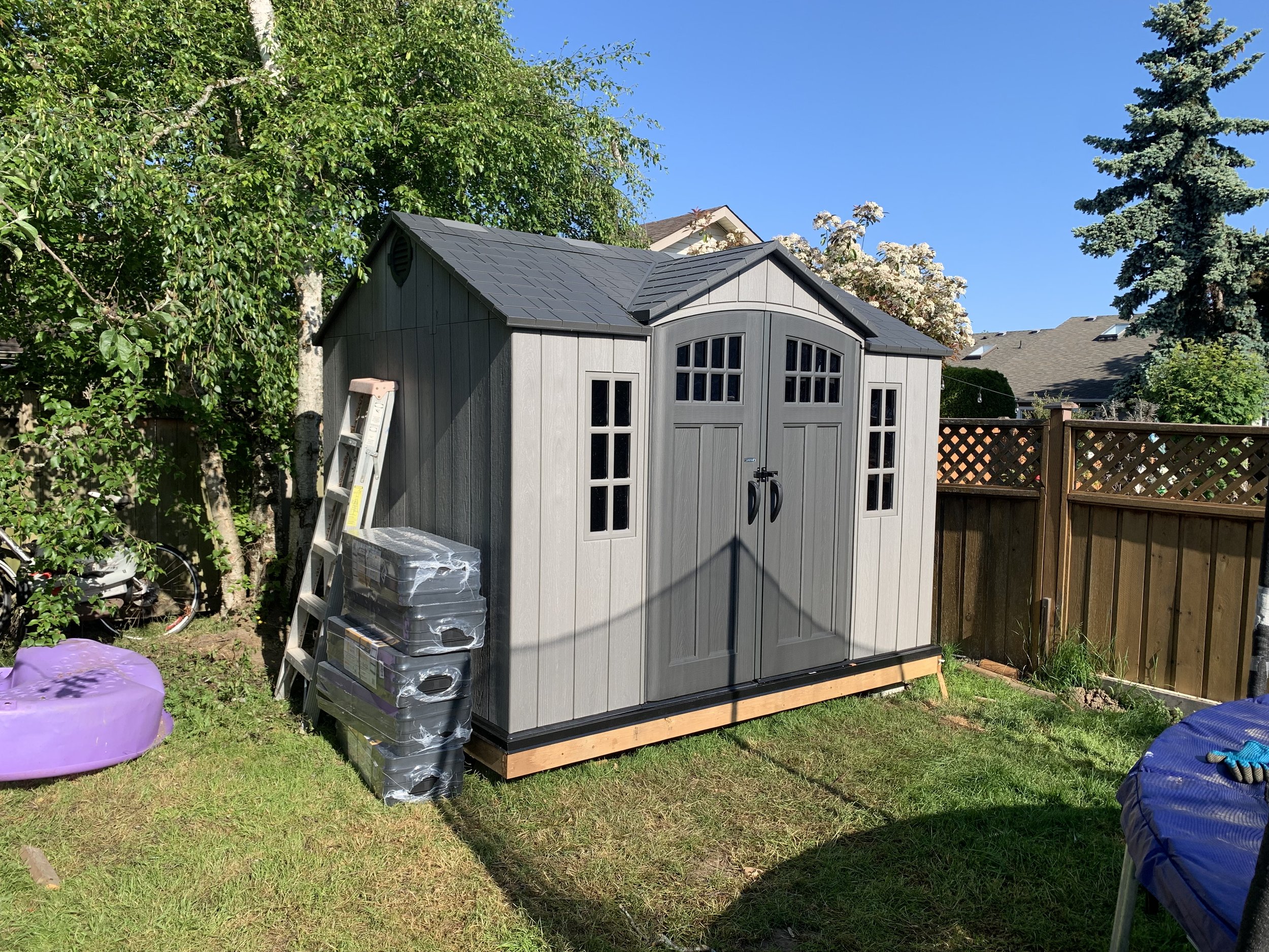 Composite Shed Assembly