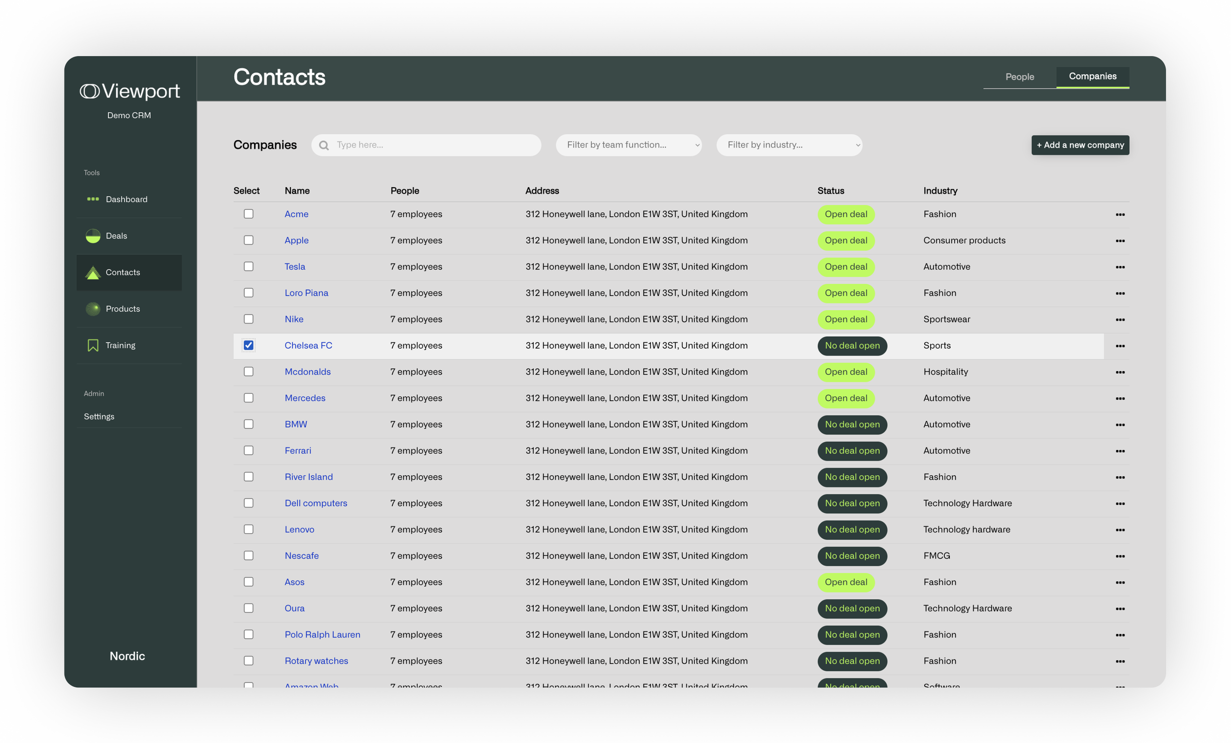 CRM - Contacts companies screen product screenshot.png