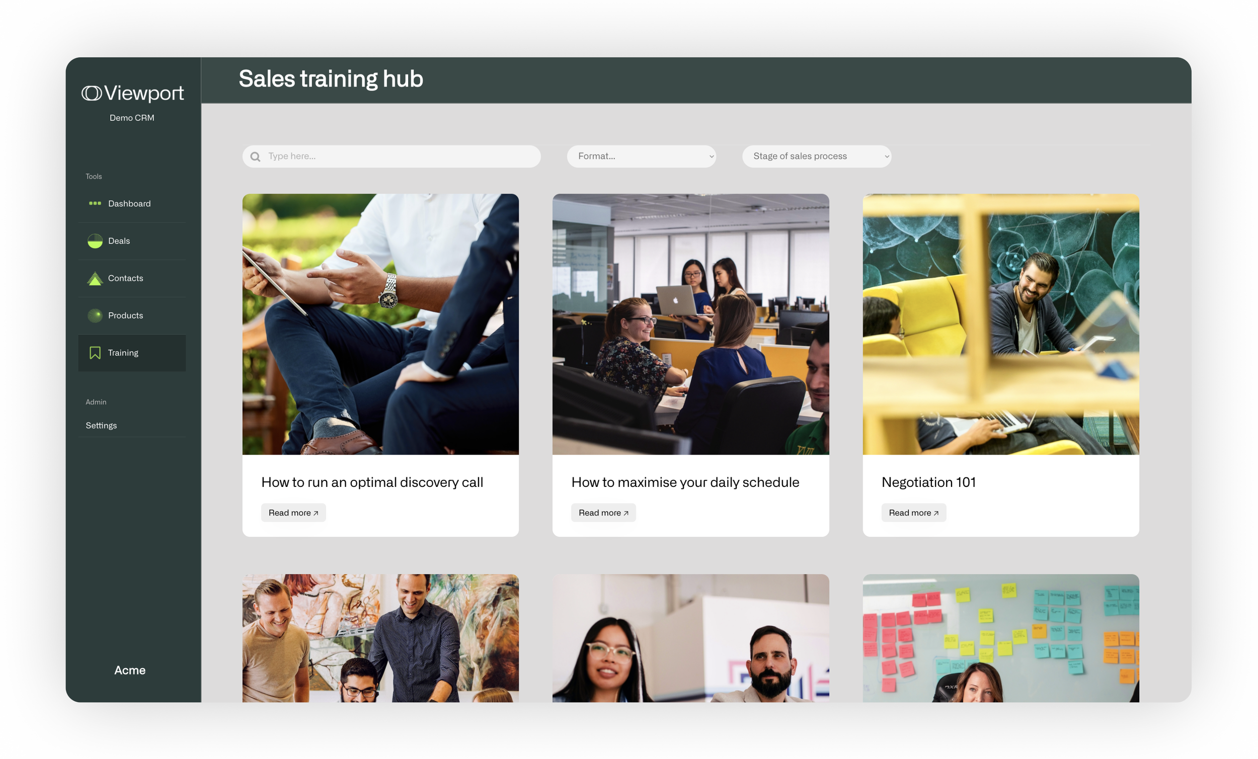 CRM - Training library product screenshot.png
