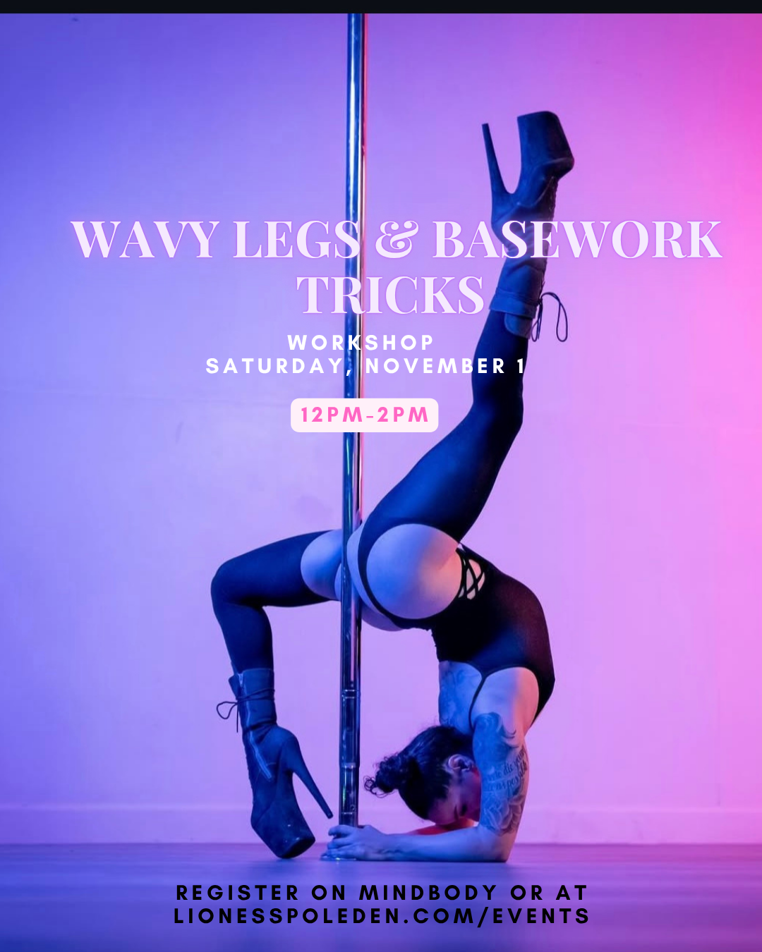 Wavy Legs & Basework Tricks Workshop ✨