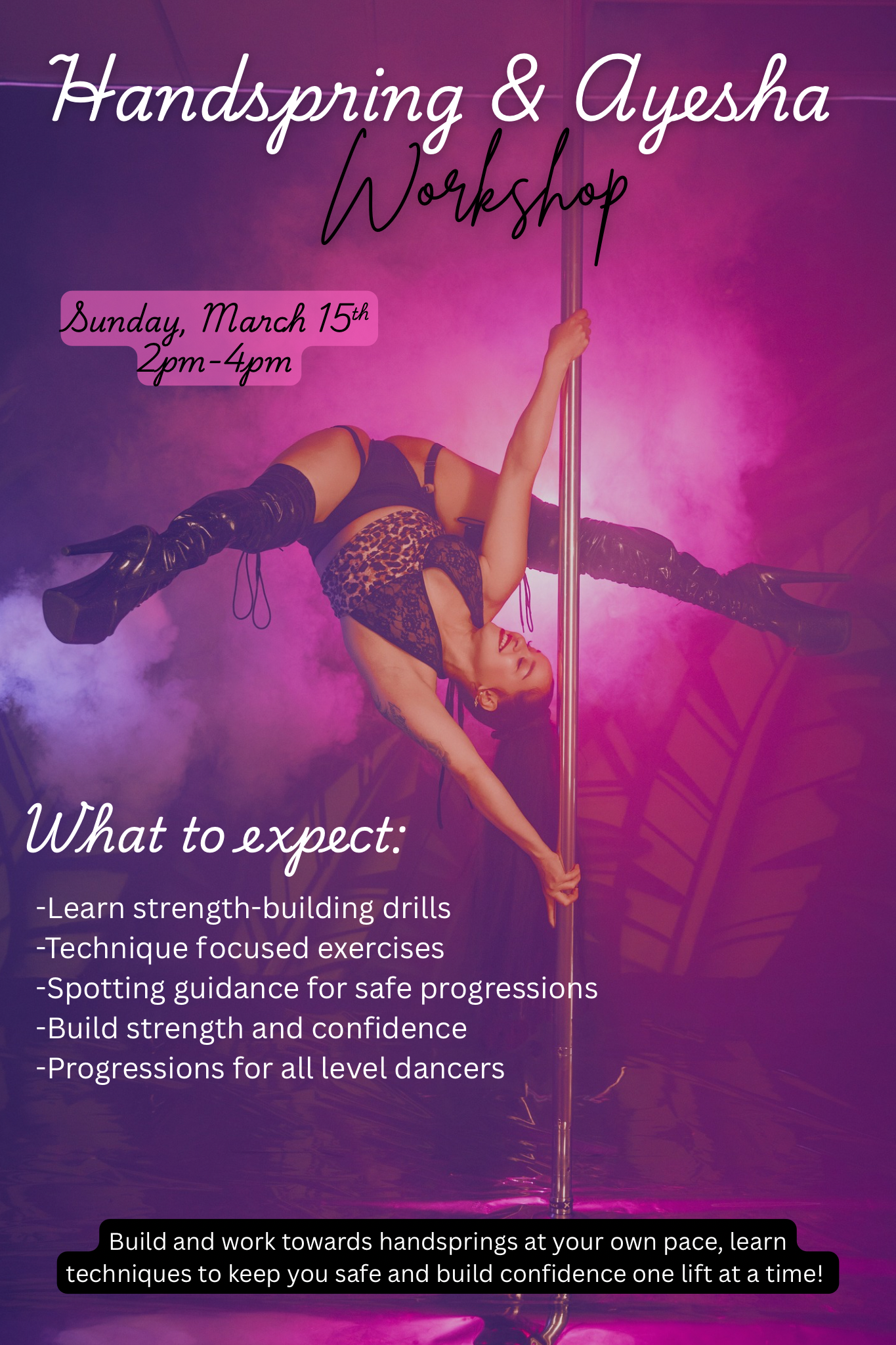 Handspring &amp; Ayesha Workshop ✨