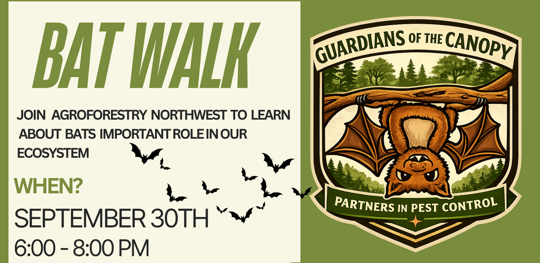 Carnation Farms Bat Walk