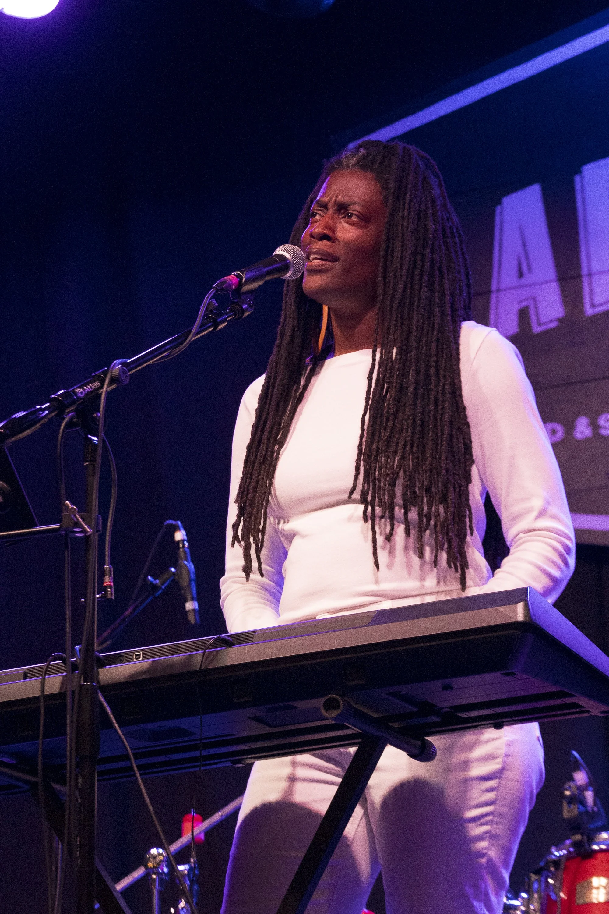 Keenya Creates performing "Being Alive."