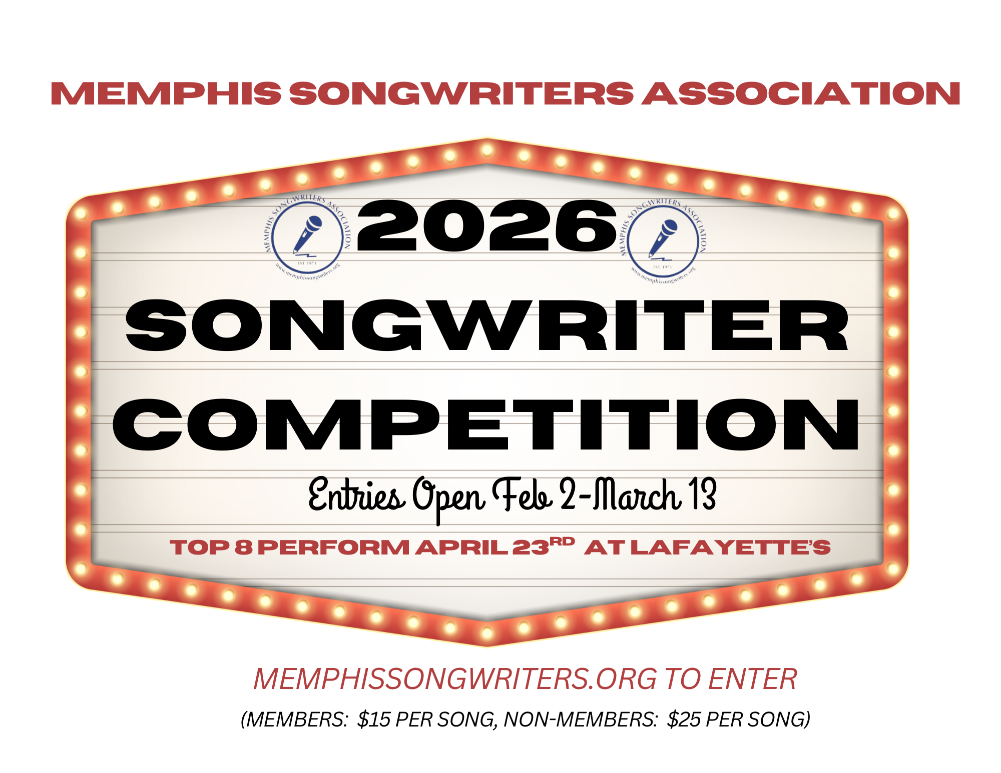 Entry:  Songwriter Competition  Member