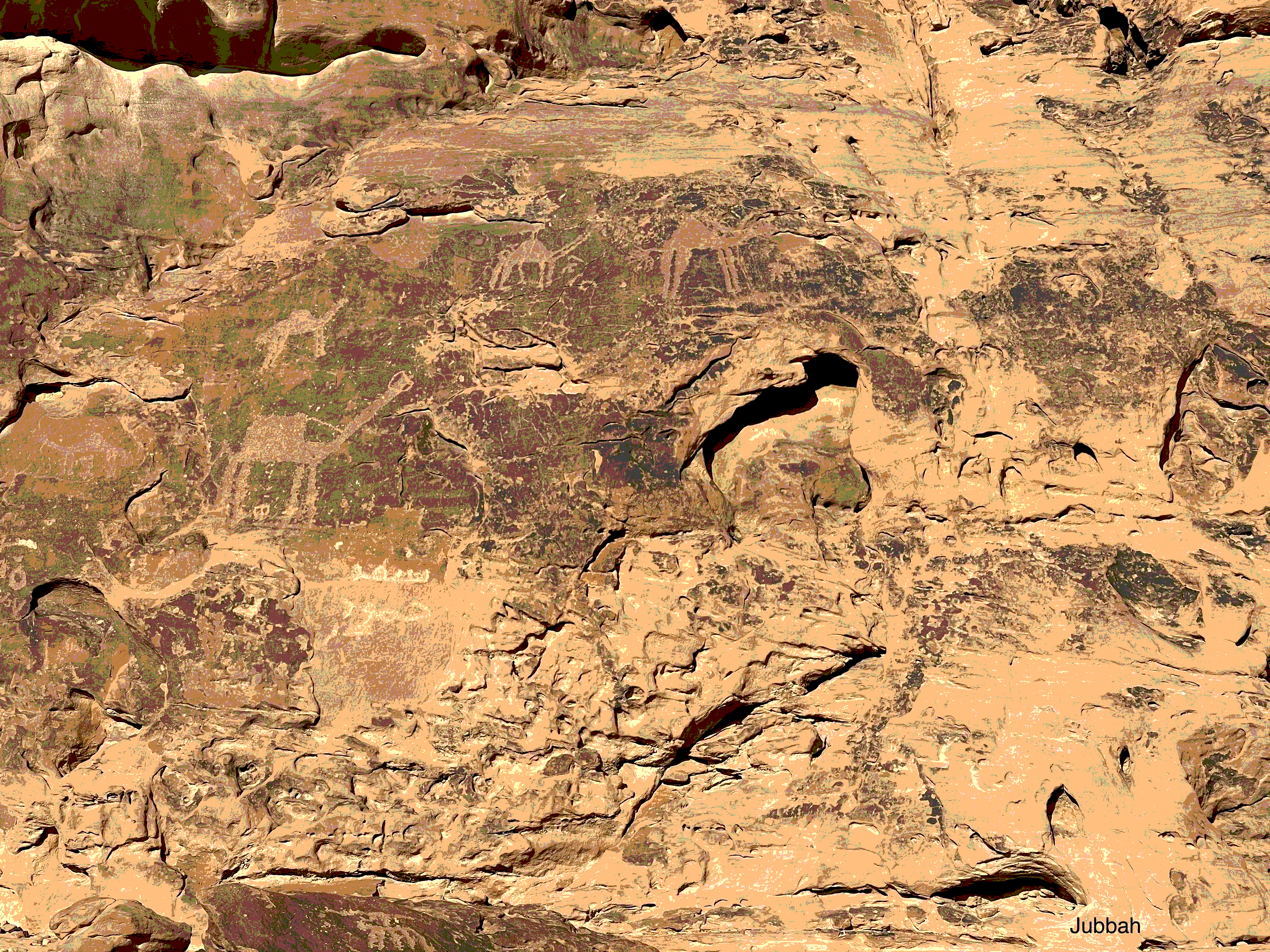 Rock art Saudi Arabia