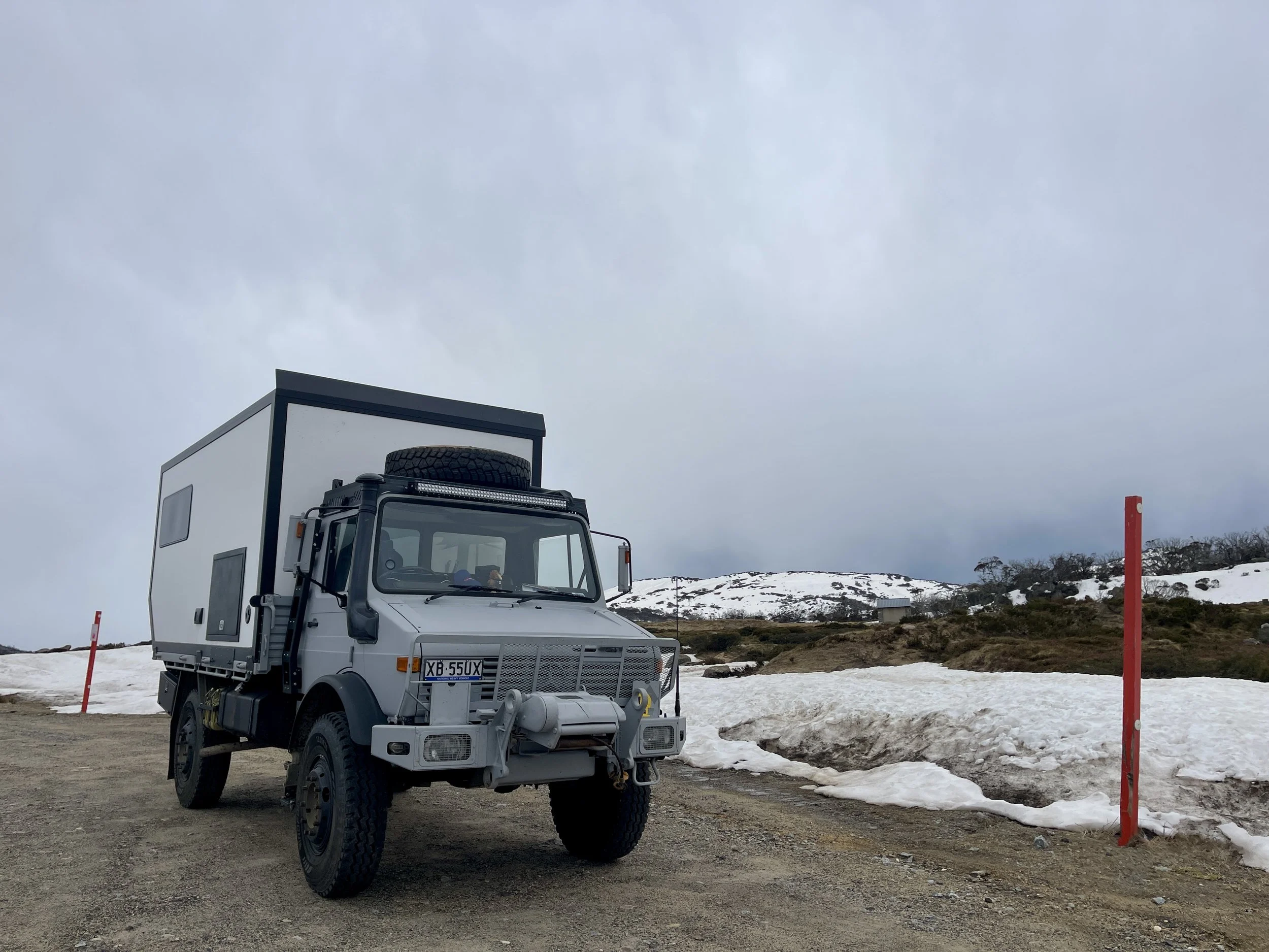 First snow, in Australia