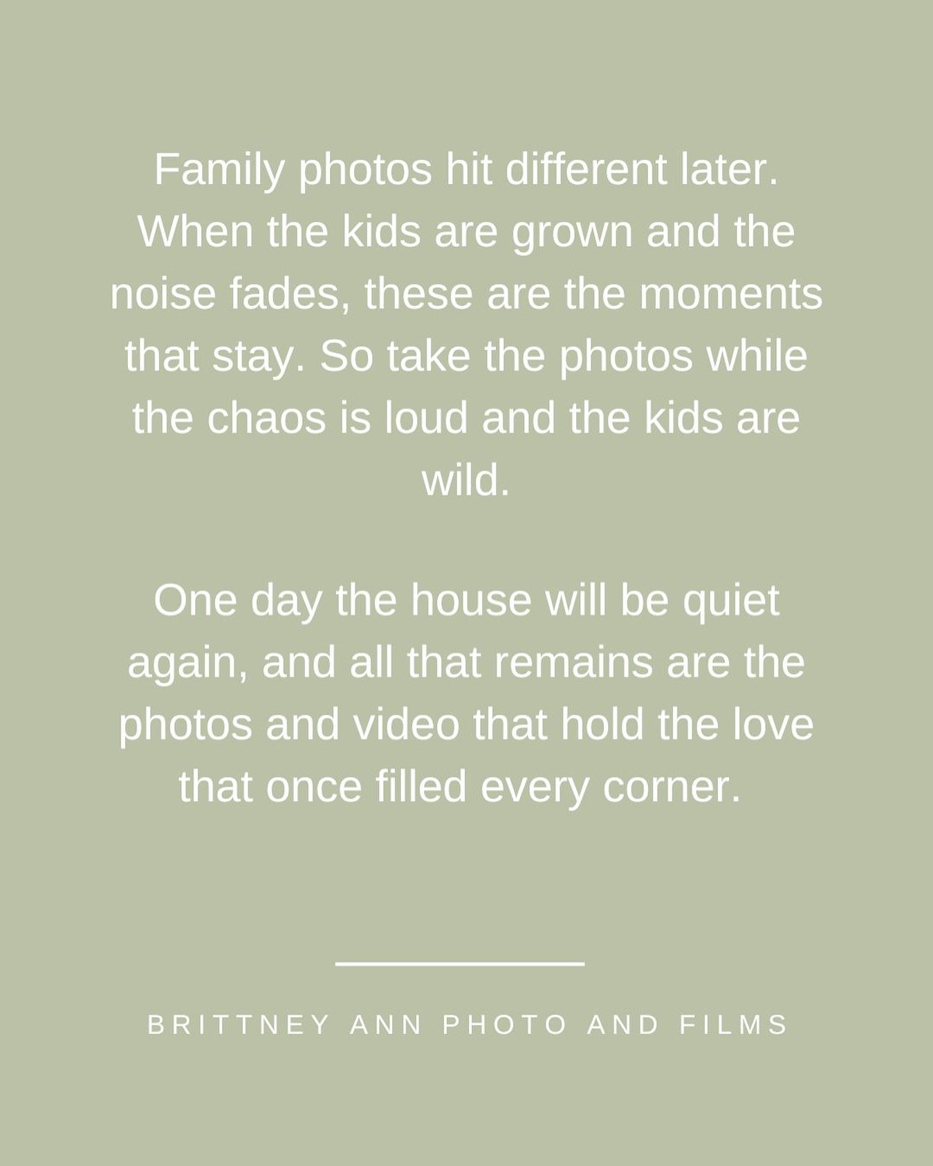 This one hits you right in the mom heart. These years are wild and sweet and worth remembering.

I had something shift in my schedule and I now have ONE last Saturday and Sunday this month. If you know my weekends are fully dedicated to my family. So