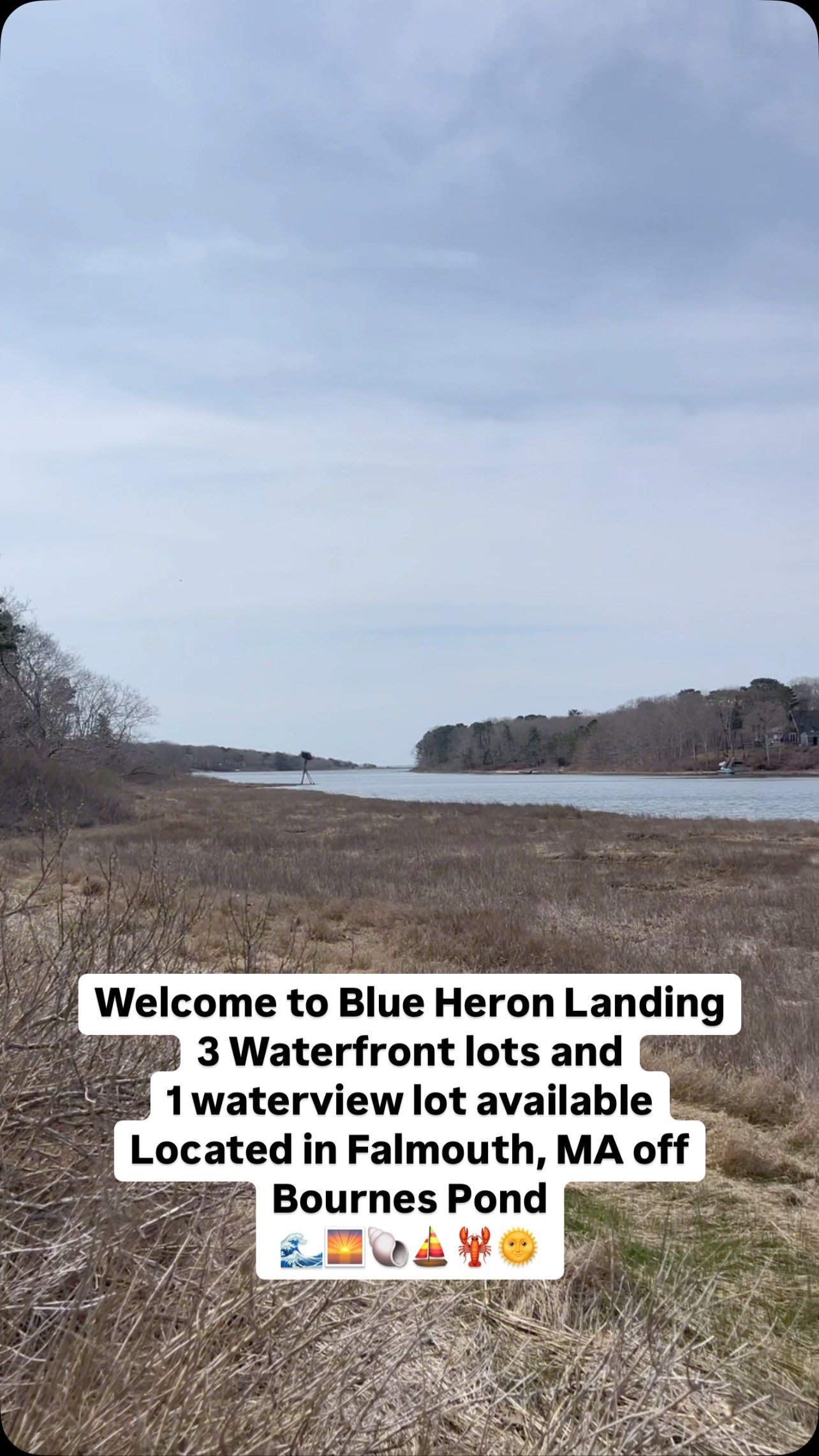 Welcome to Blue Heron Landing our newest development down in the beautiful Falmouth, MAπ
We have three waterfront lots and one waterview lot available. We’re building semi custom homes designed with timeless Cape Cod charm, with just a short