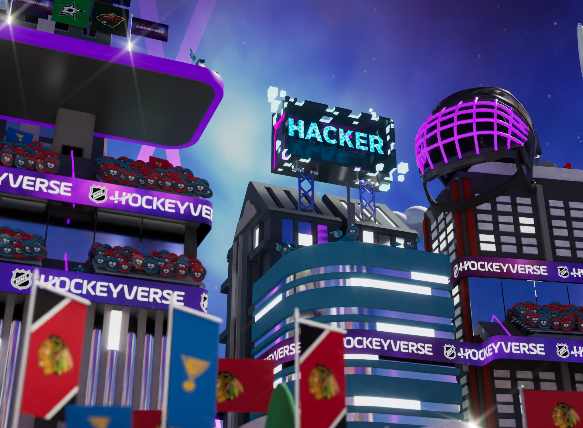 Designed Hacker box, optimized/tex all surrounding assets
