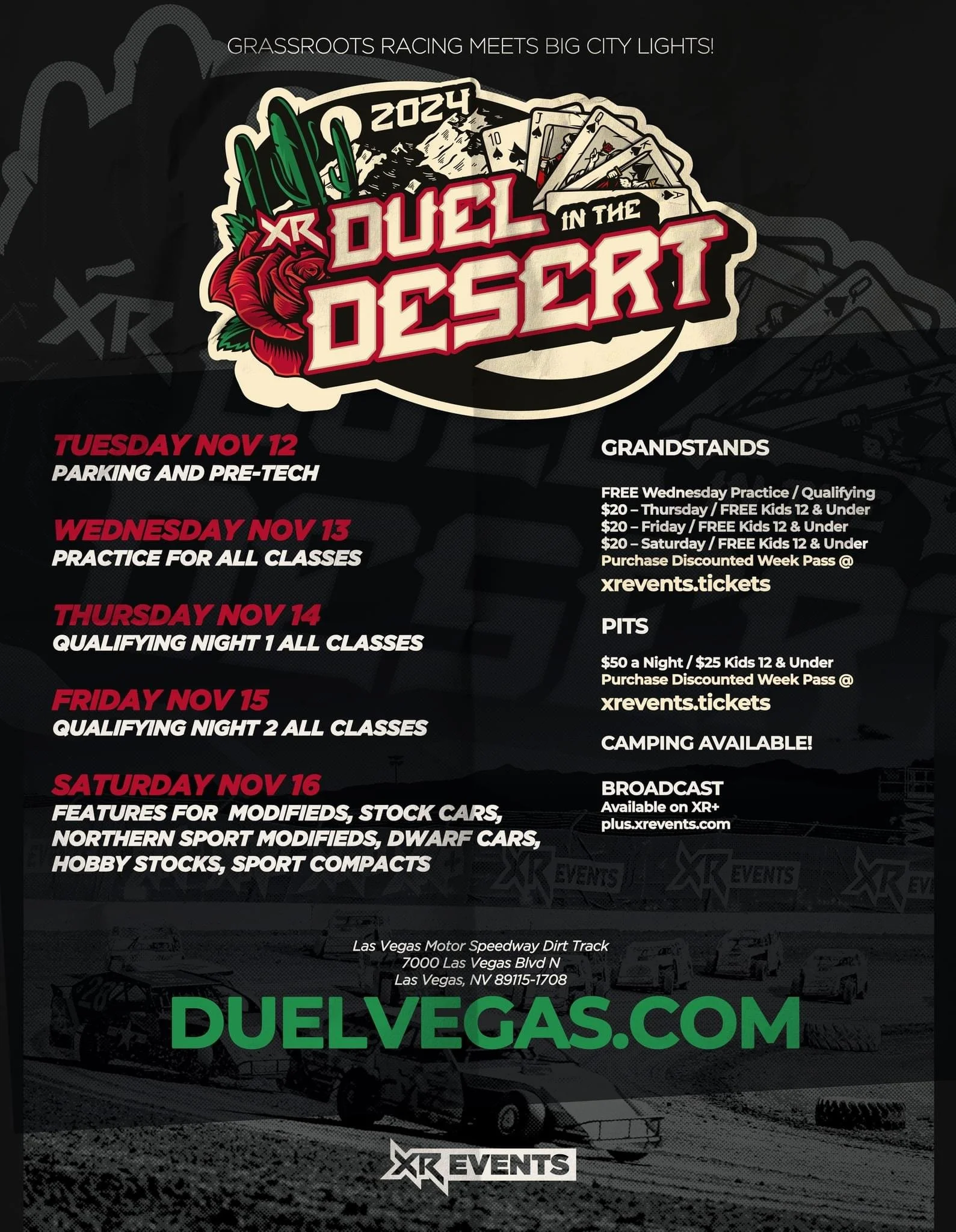 2024 XR Duel In The Desert Grassroots Racing Meets Big City Lights November 12th 16th 2024 -- revrottle - vik chohan photography