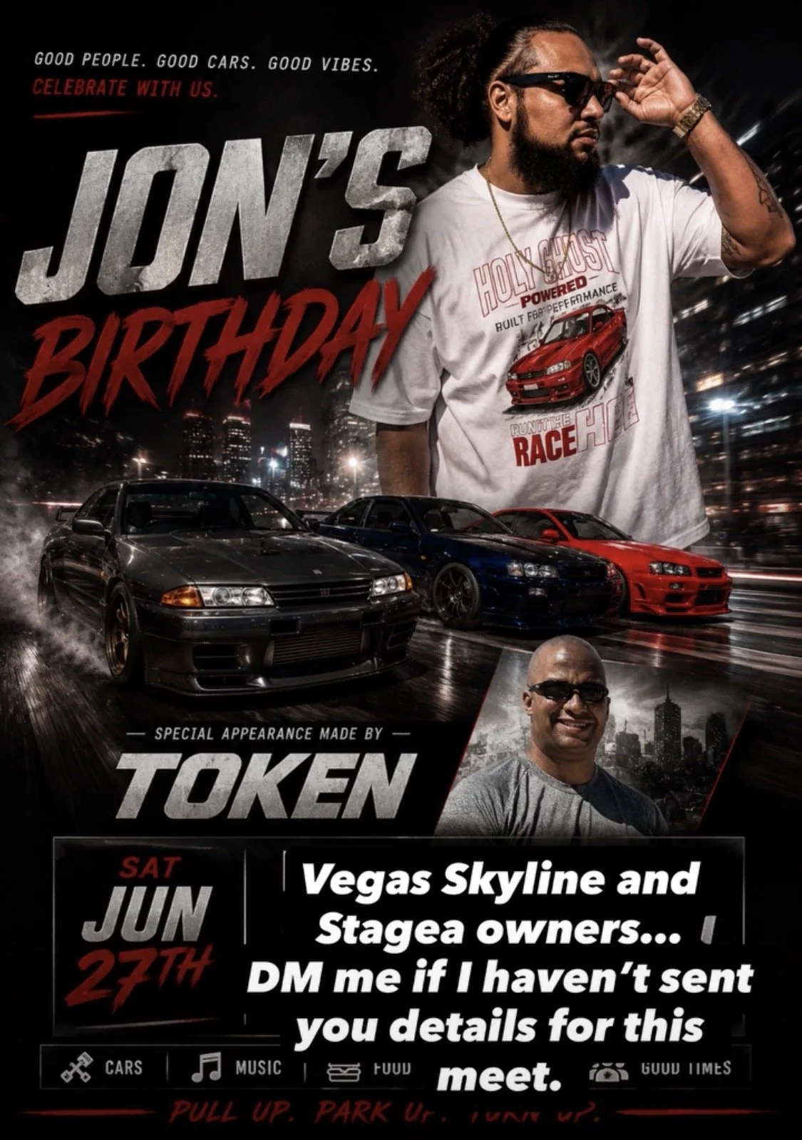 Jons Birthday Vegas Skyline and Stagea Token jun 27th 2026