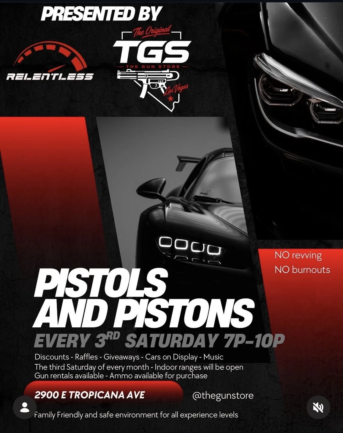 Pistols and Pistons Presented by TGS Relentless august 15th 2026