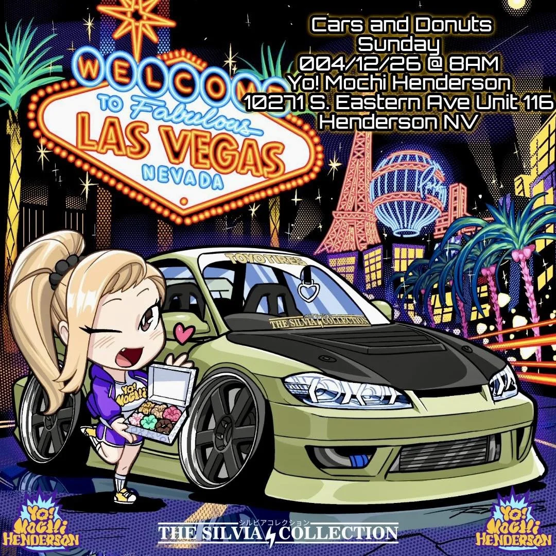Cars and Donuts Yo Mochi Henderson The Silvia Collection april 12th 2026