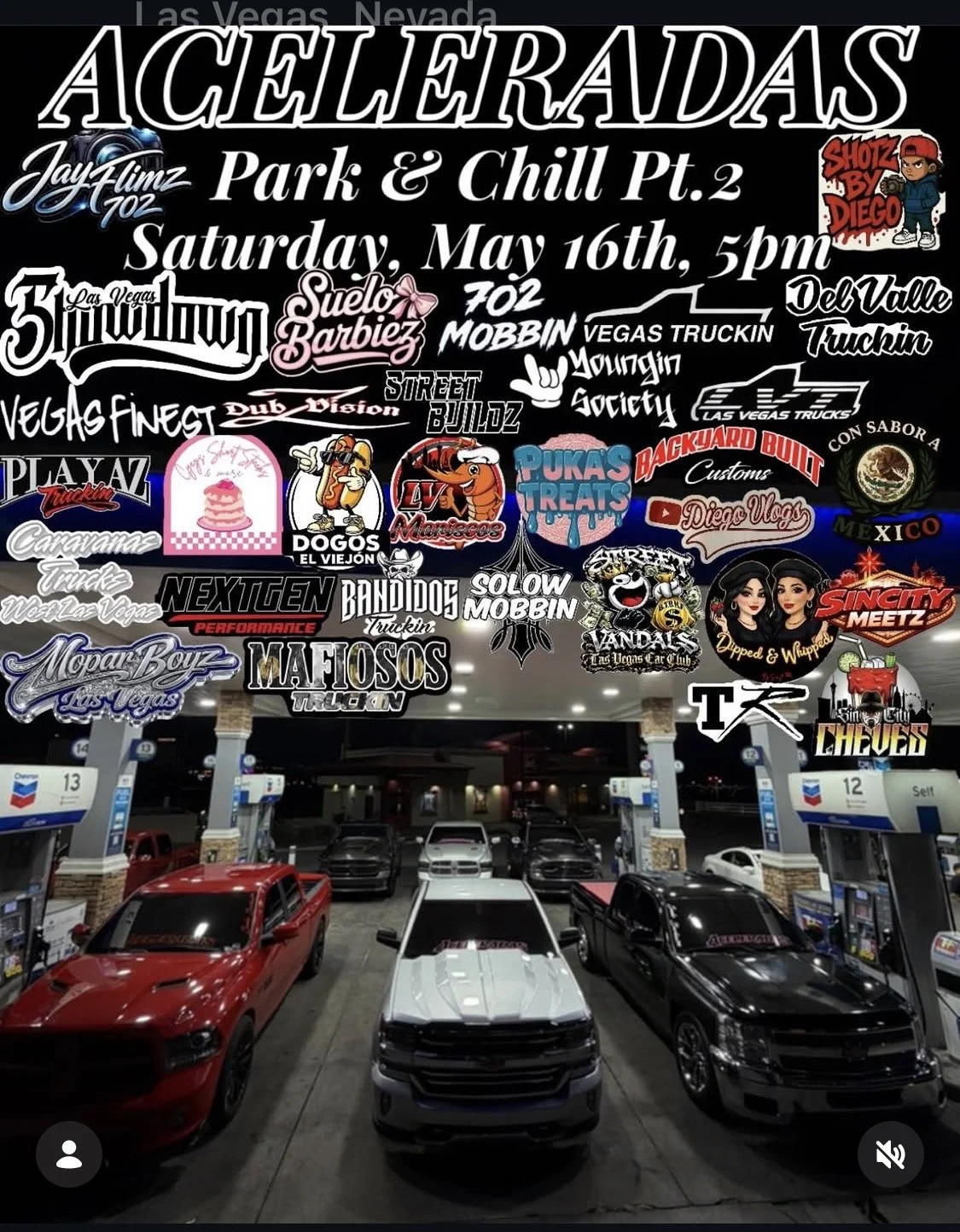 Aceleradas Park and Chill Pt 2 may 16th 2026