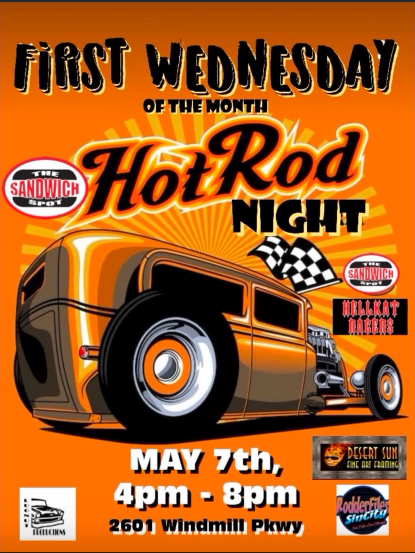 Hot Rod Night The Sandwich Spot Hellkat Racers Rodder Files May 7th 2025 - revrottle - vik chohan photography