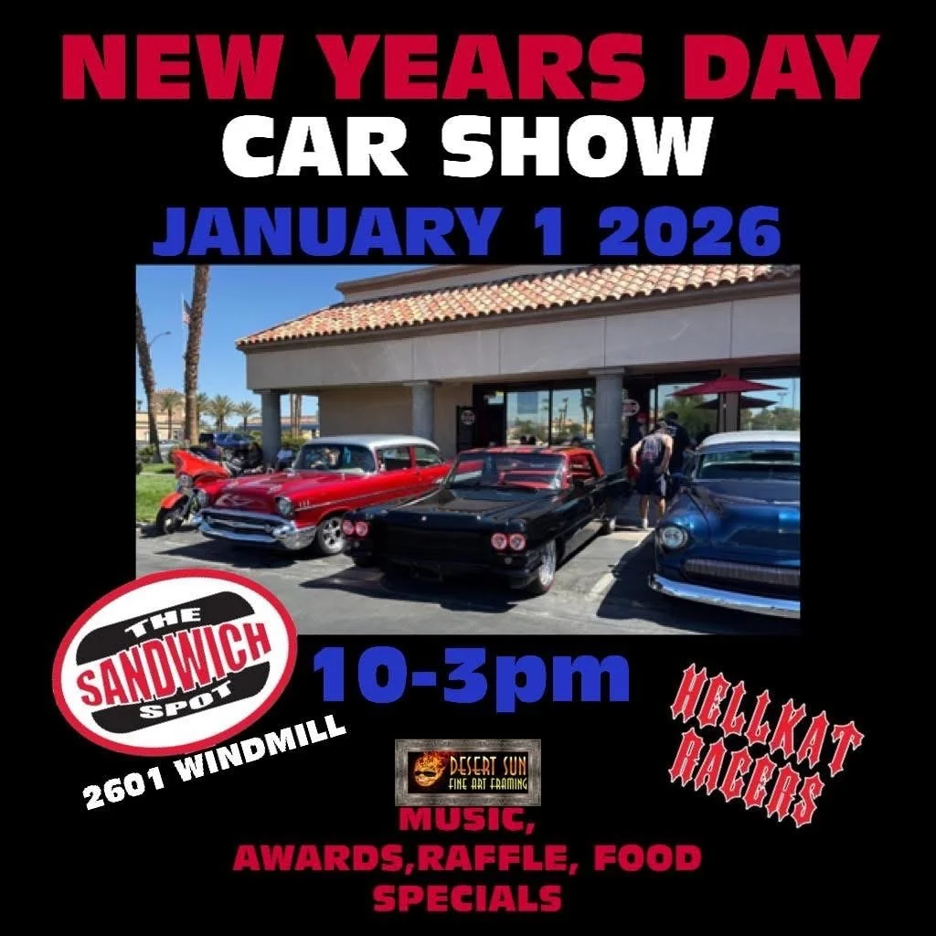 New Years Day Car Show The Sandwich Spot Hellkat Racers jan 1st 2026