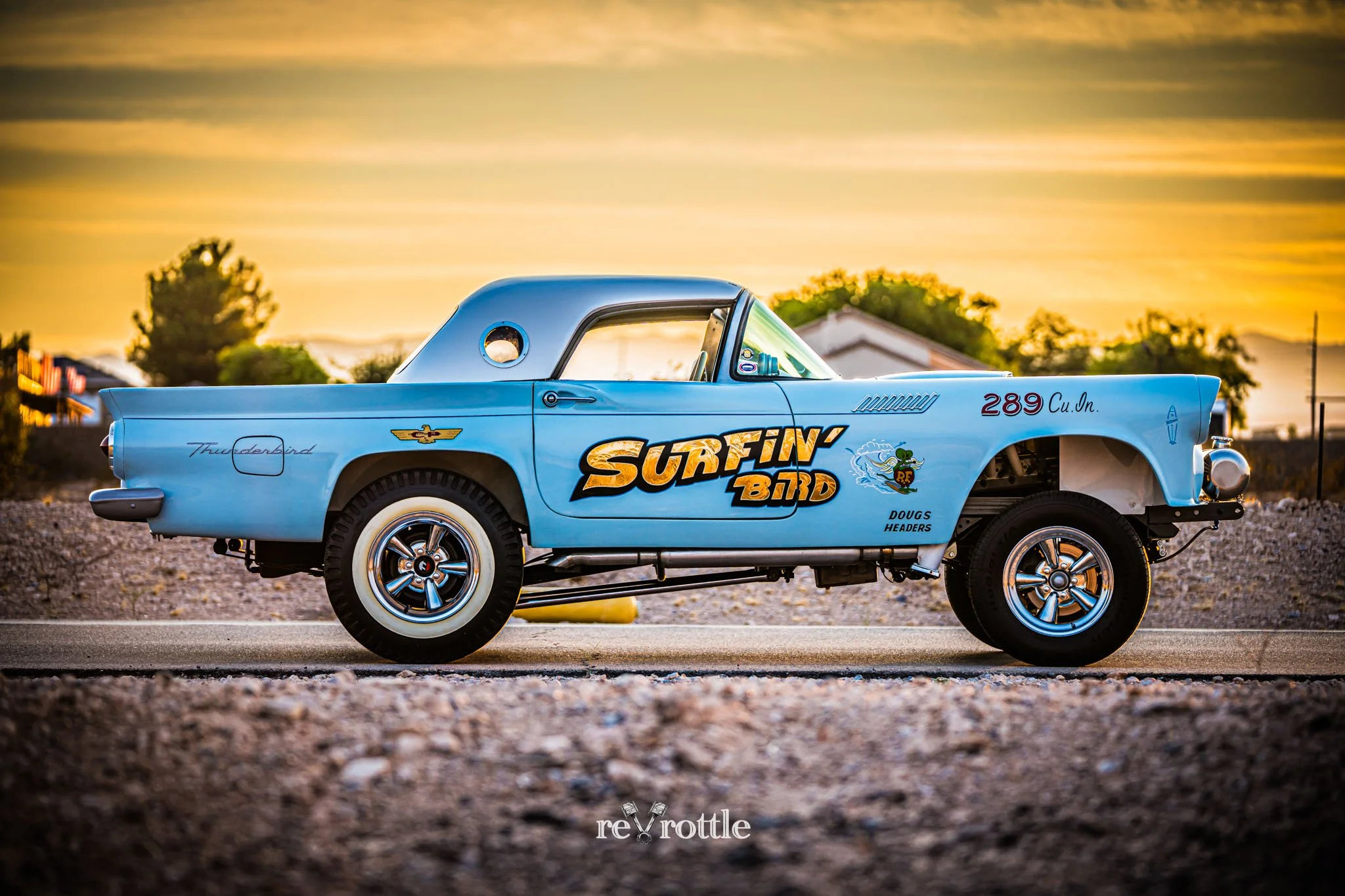 For Sale 1957 Ford Thunderbird Gasser Hotrod Dragster