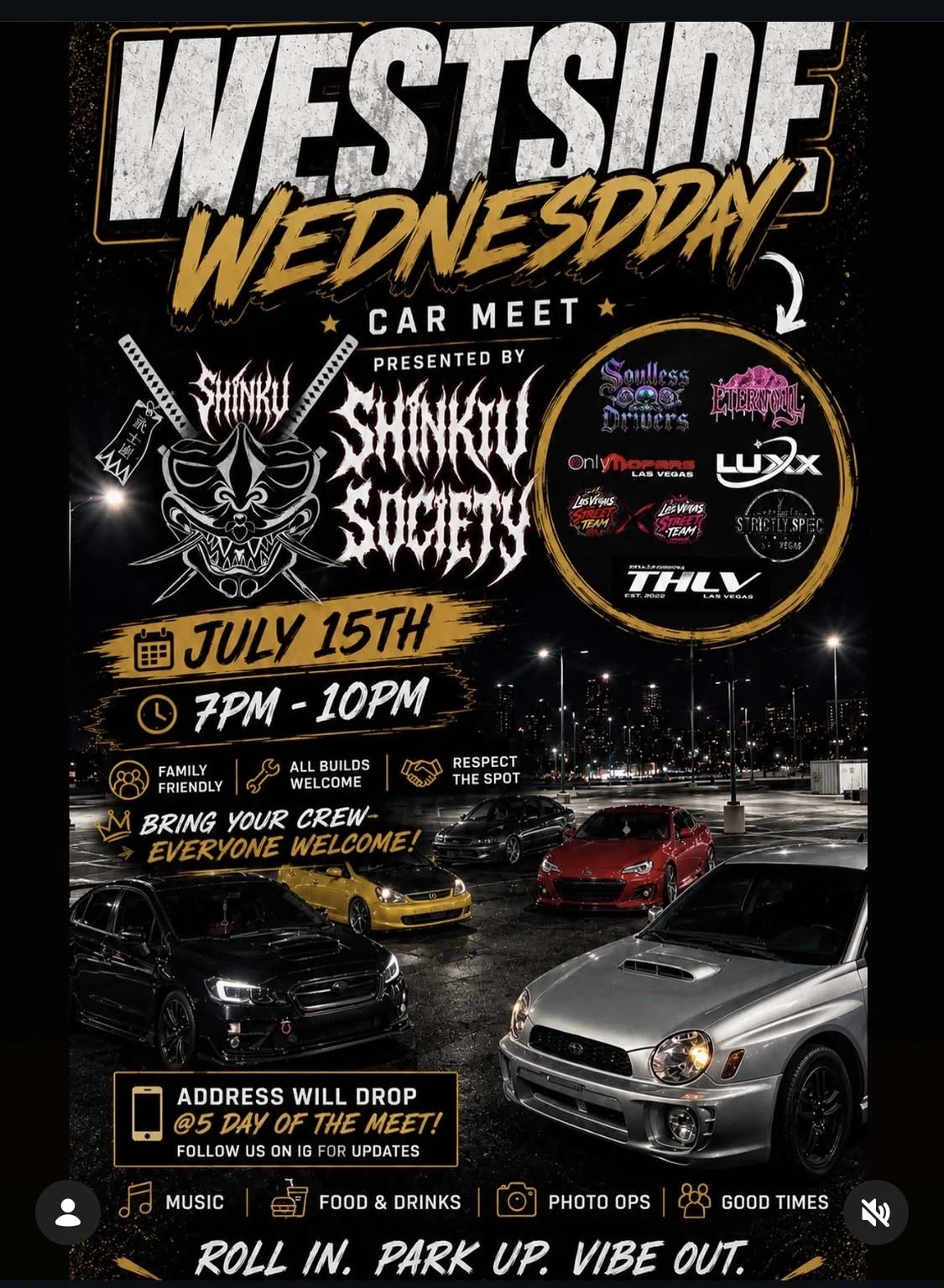 Westside Wednesday Shinku Society july 15th 2026
