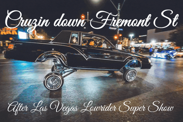 Lowriders Cruisin Down Fremont St After Las Vegas Lowrider Supershow sep 19th 2026 #revrottle