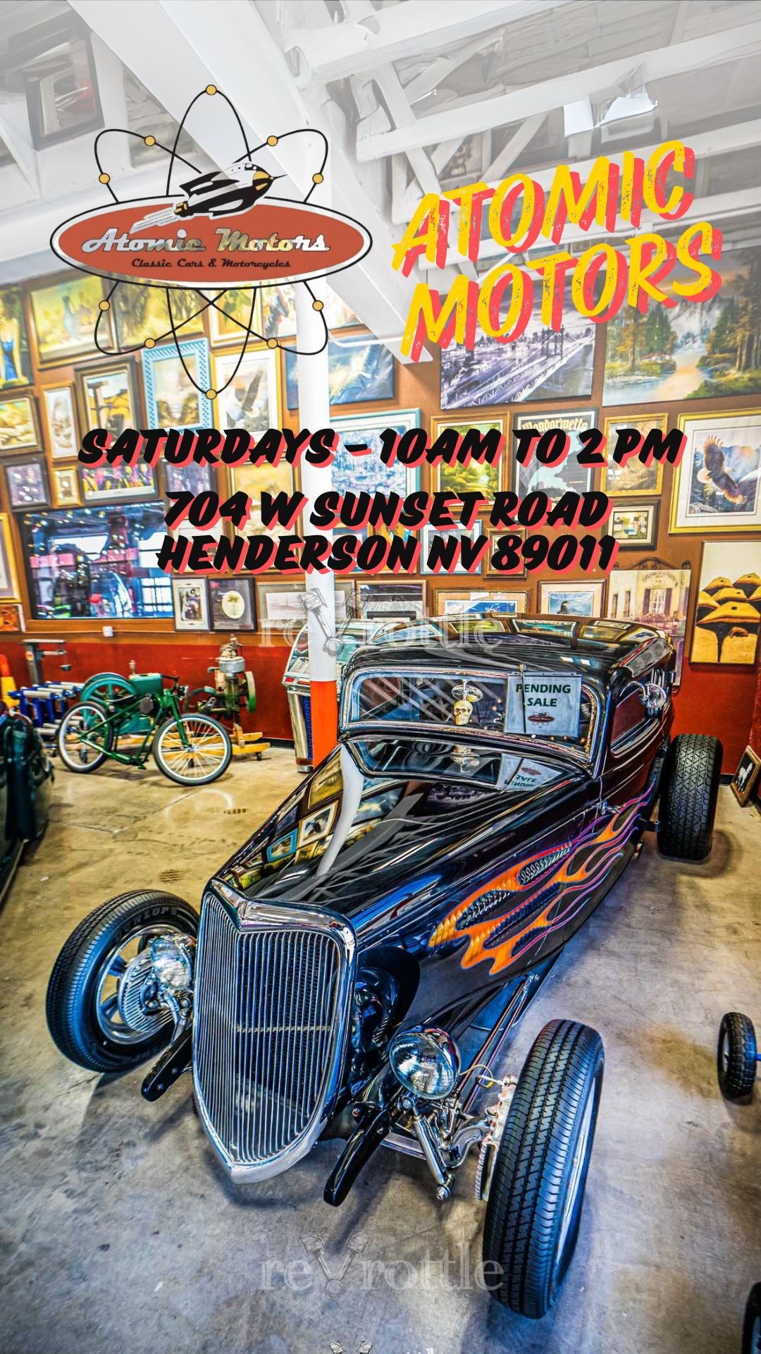 Atomic Motors Weekly Open House Las Vegas Car Meet jan 31st 2026