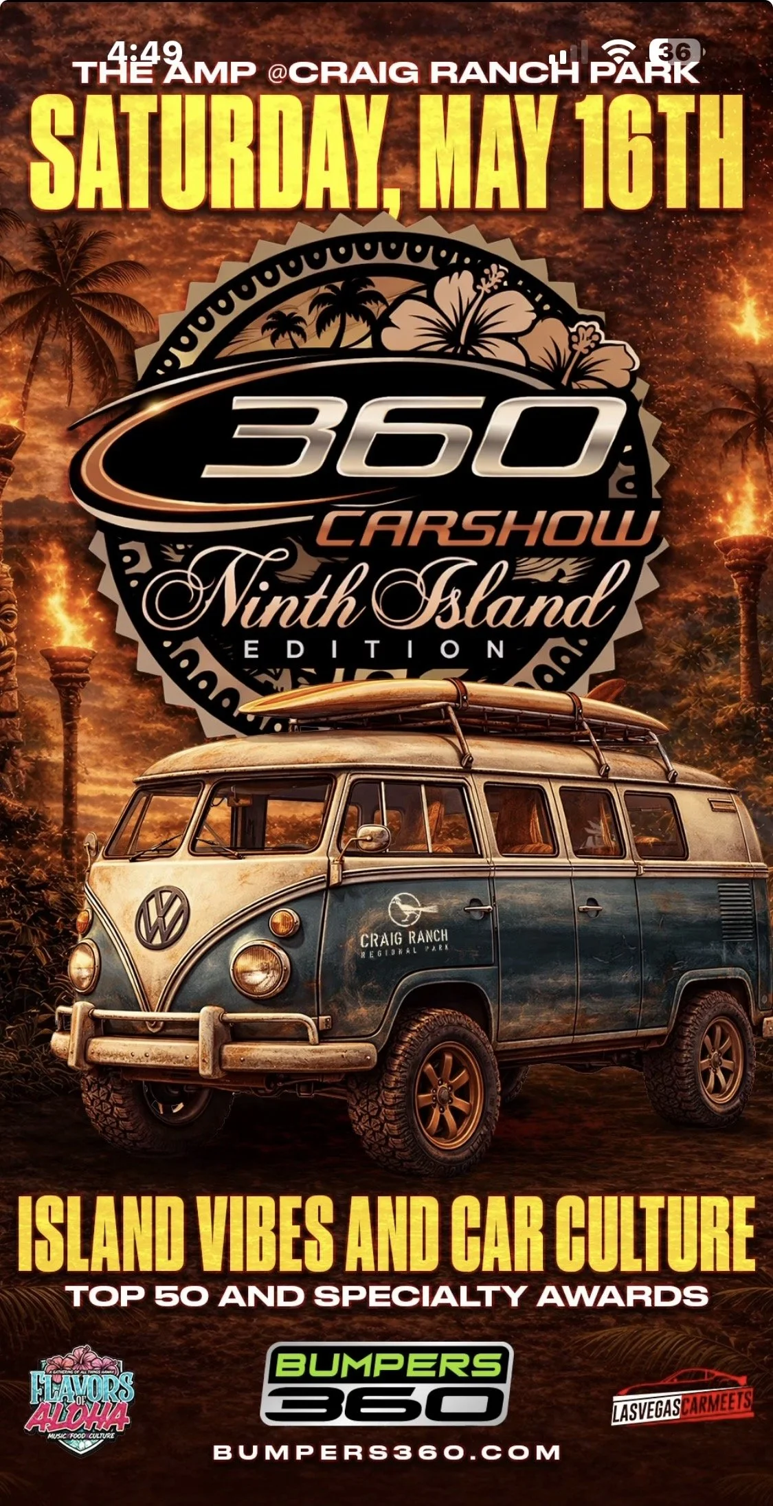 360 Carshow Ninth Island Edition Island Vibes and Car Culture may 16th 2026