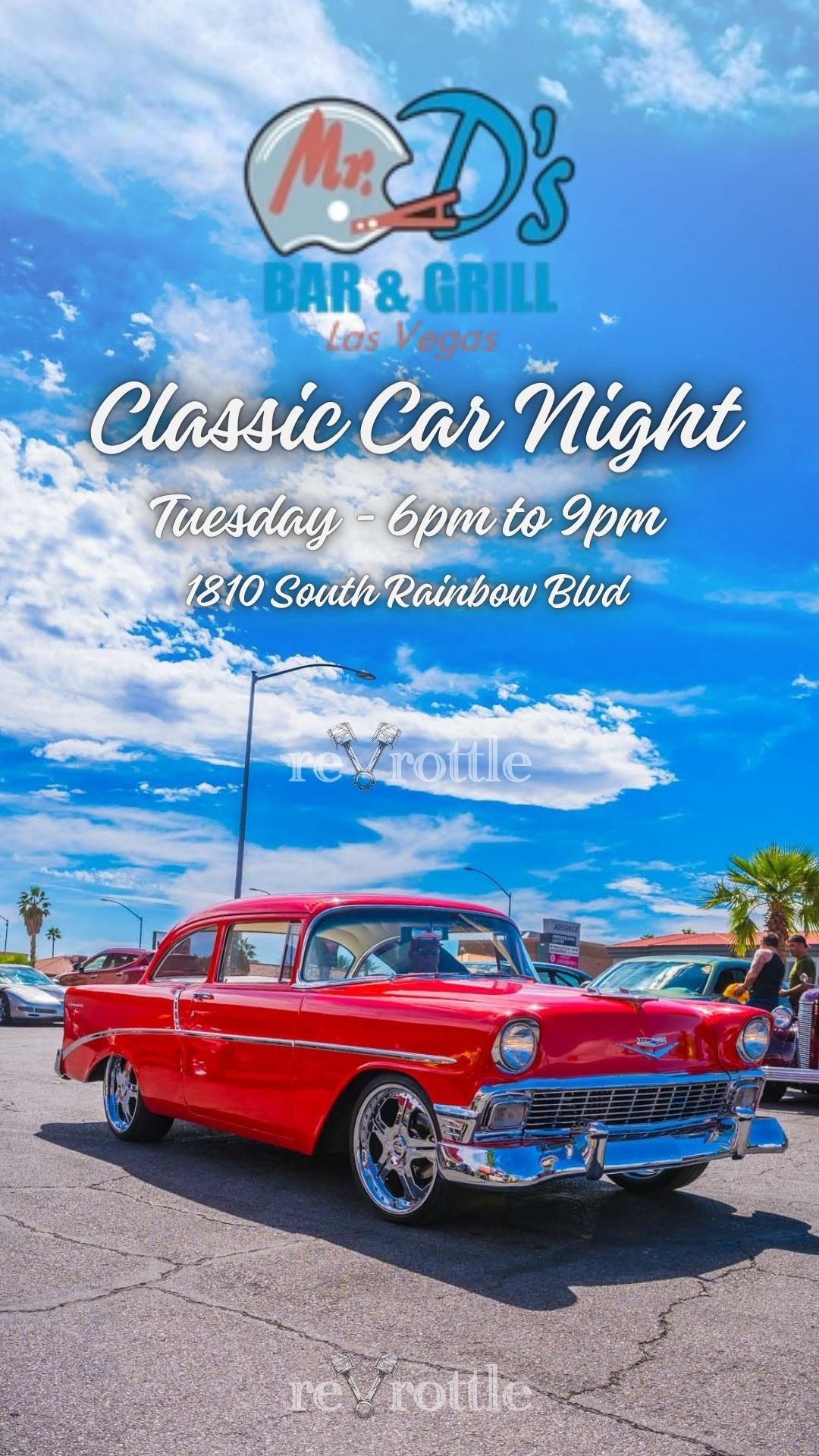 Classic Car Night Mr Ds Bar and Grill Las Vegas Car Meet may 19th 2026