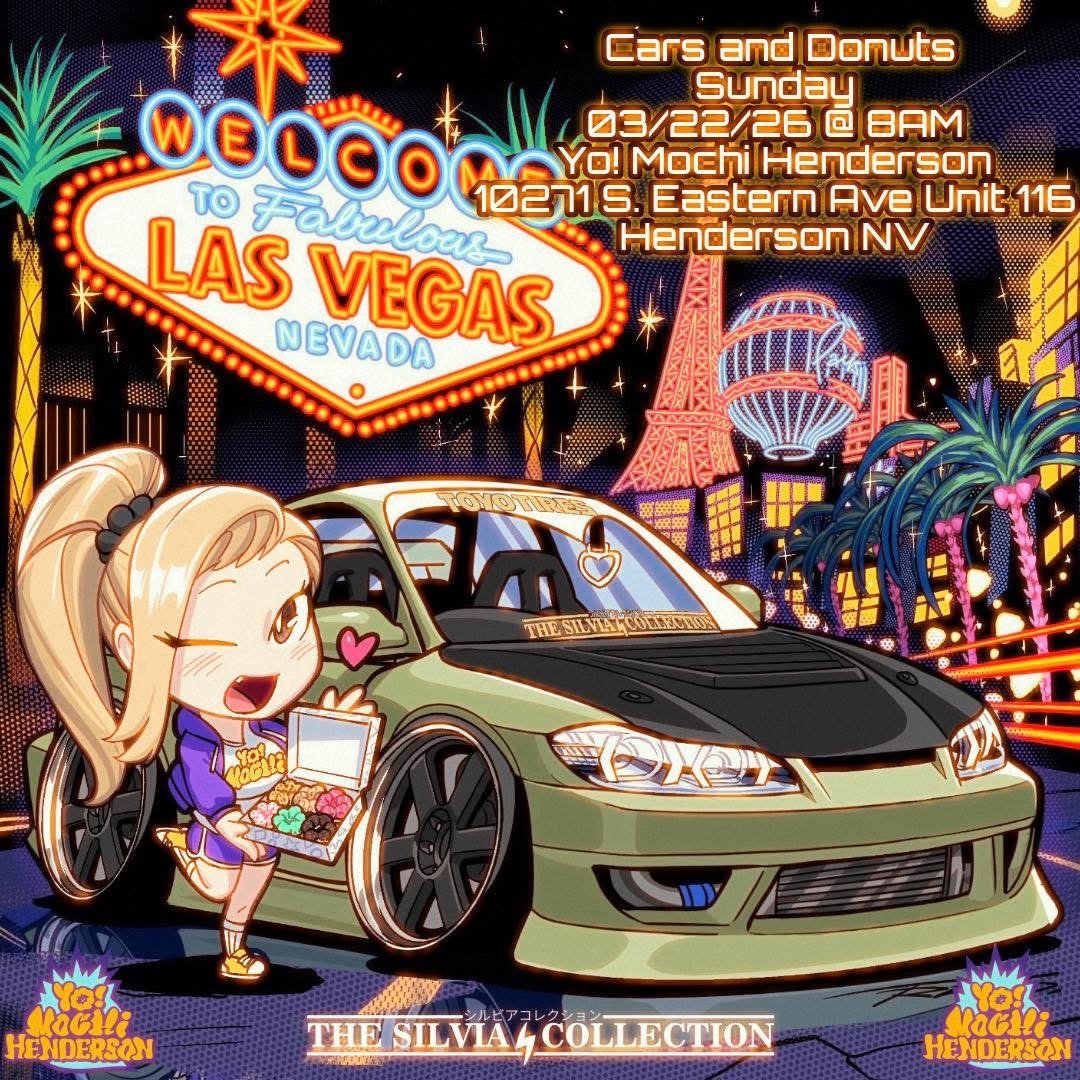 Cars and Donuts Yo Mochi Henderson The Silvia Collection mar 22nd 2026