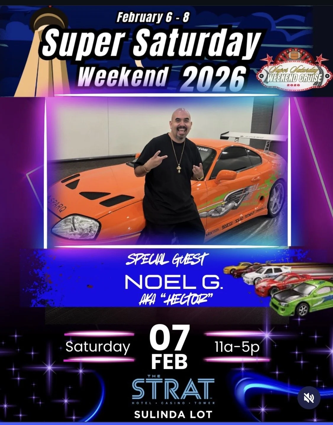Super Saturday Weekend 2026 Special Guest Noel G Aka Hector feb 7th 2026