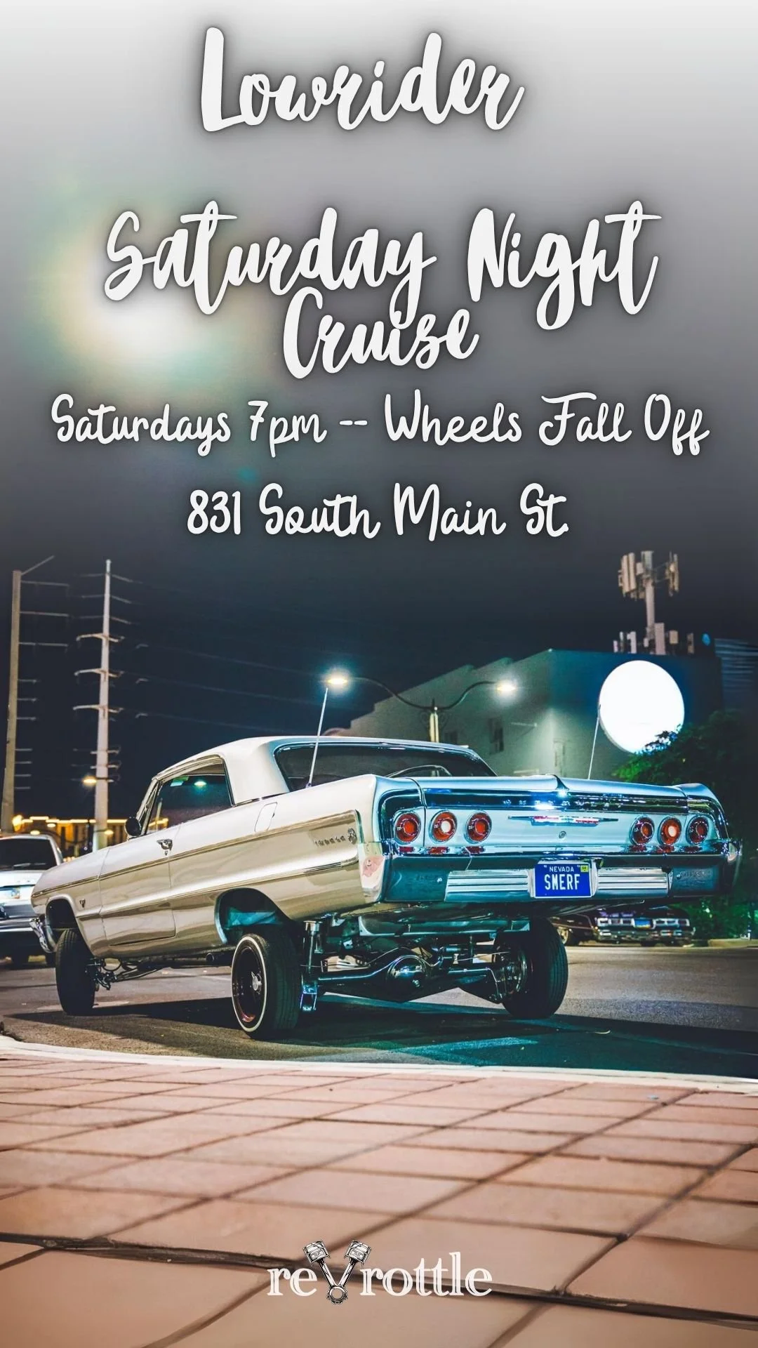 Lowrider Saturday Cruise Night Las Vegas Lowrider Car Meet april 11th 2026