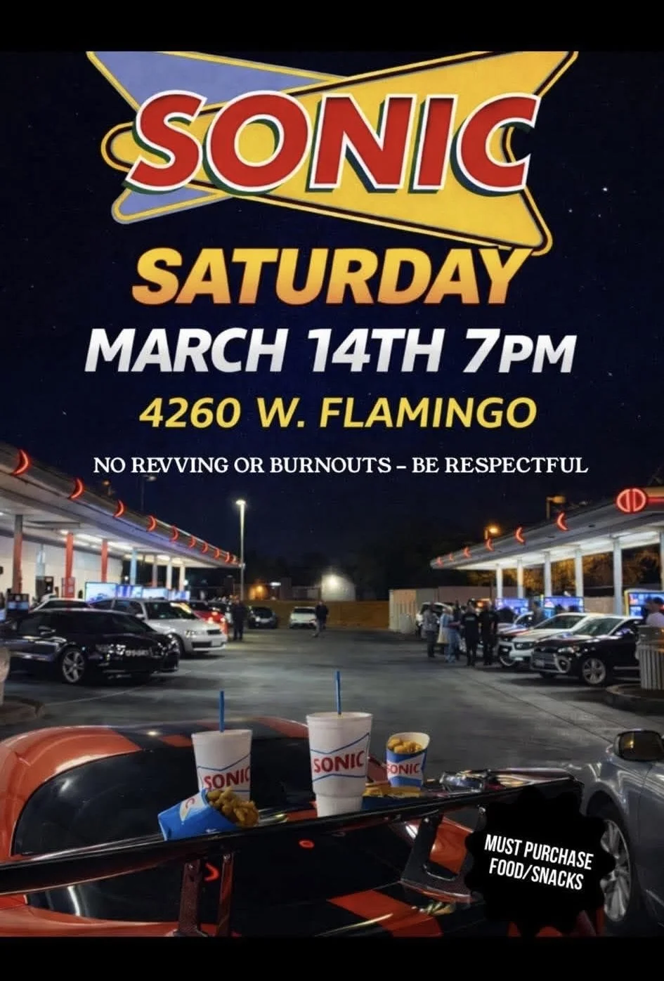 Sonic Saturday mar 14th 2026